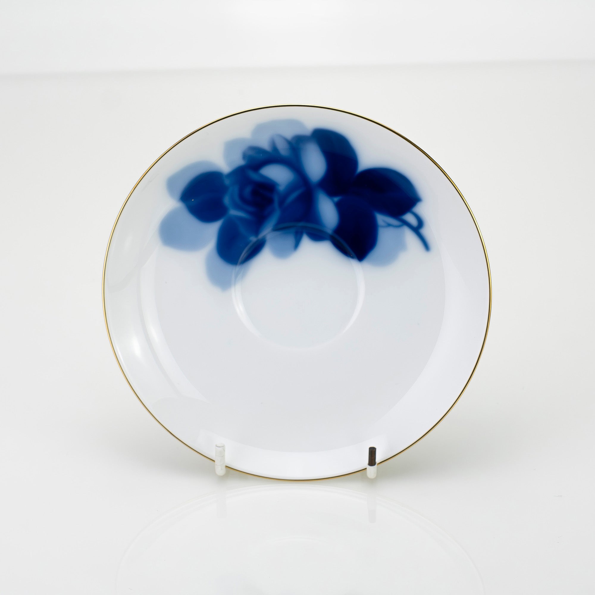 大倉陶園 ブルーローズ 8211 モーニングカップ&ソーサー OKURA 白磁 青薔薇 コーヒーカップ 日本製 洋食器【箱付】(3)