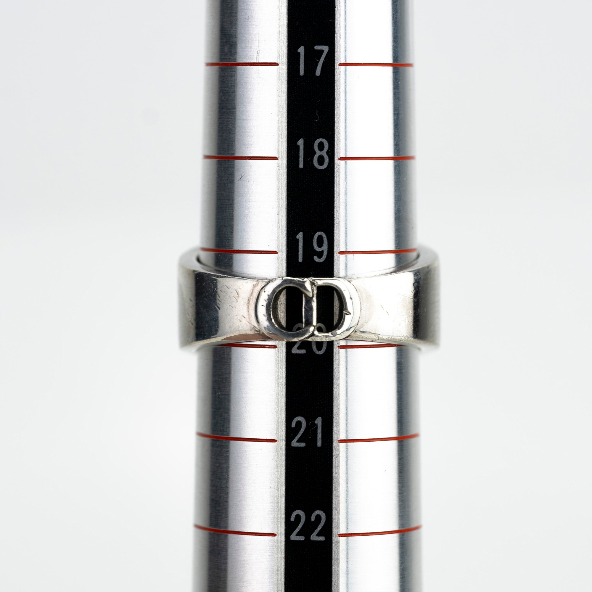 クリスチャンディオール トロッター オブリーク リング メンズ 約20号 シルバー925 ヴィンテージ