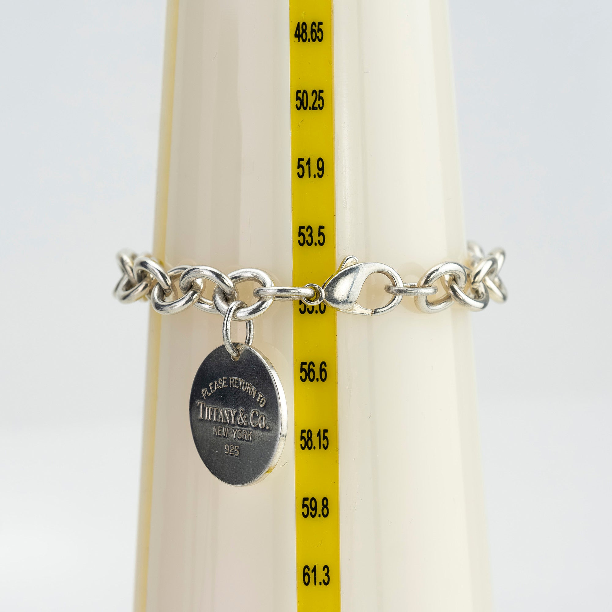 ティファニー TIFFANY&Co. リターントゥティファニー ブレスレット ラウンドタグ シルバー925 美品【箱・保存袋付】