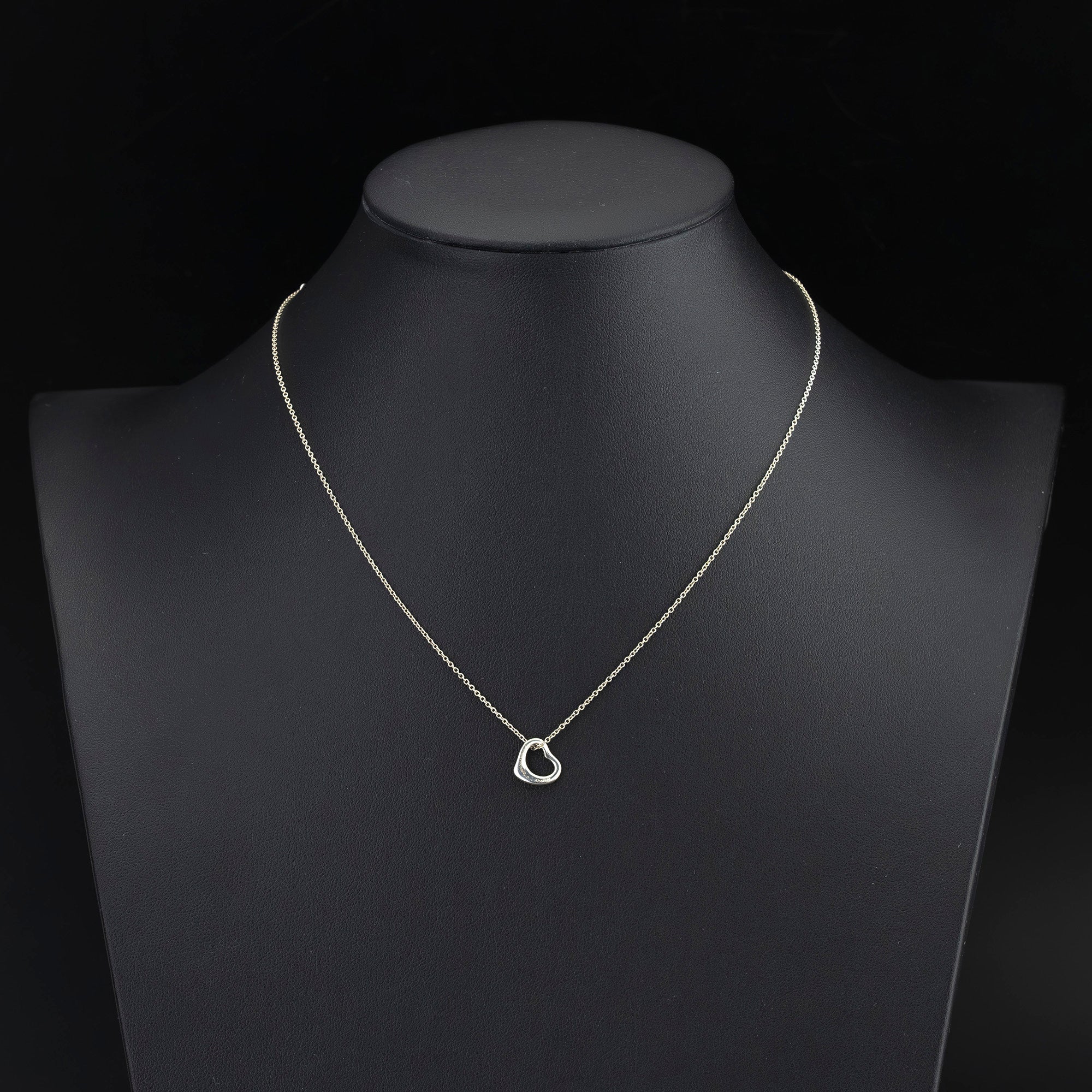 ティファニー TIFFANY&Co. エルサ・ペレッティ オープンハート ネックレス シルバー925 【箱・保存袋付】
