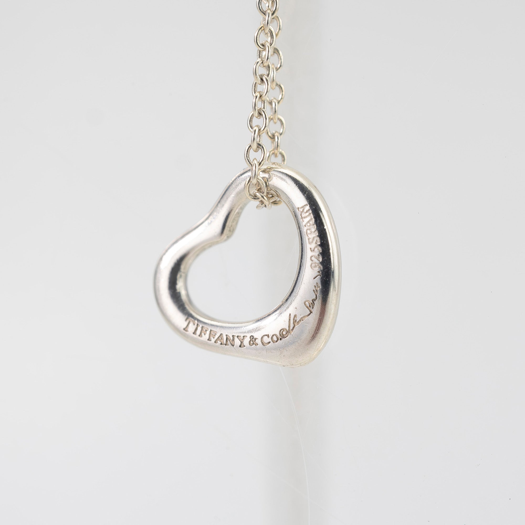 ティファニー TIFFANY&Co. エルサ・ペレッティ オープンハート ネックレス シルバー925 【箱・保存袋付】