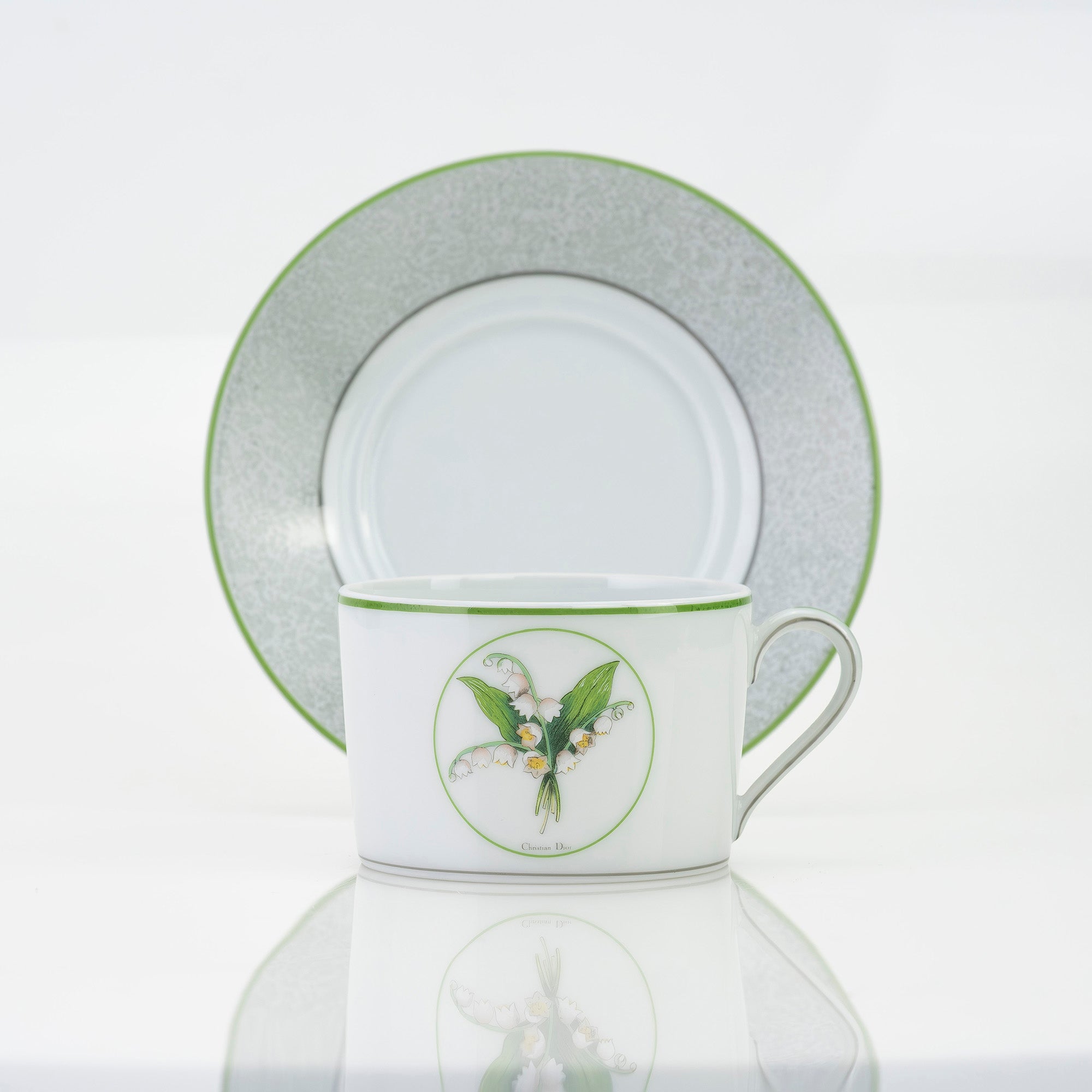 クリスチャンディオール ミリーラフォレ スズラン カップ&ソーサー リモージュ磁器 フランス製 Christian Dior MILLY-LA-FORET