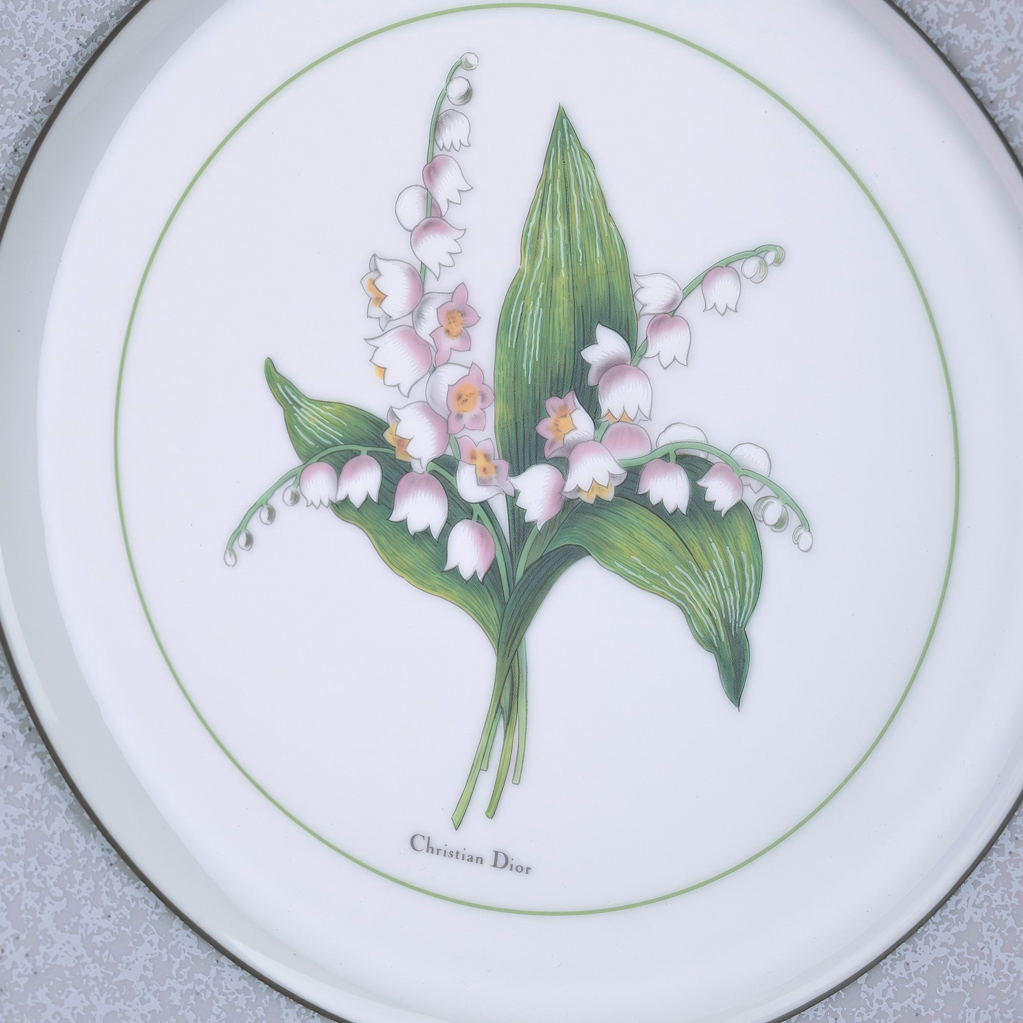 クリスチャンディオール ミリーラフォレ スズラン ディナープレート 31cm 美品【箱付】