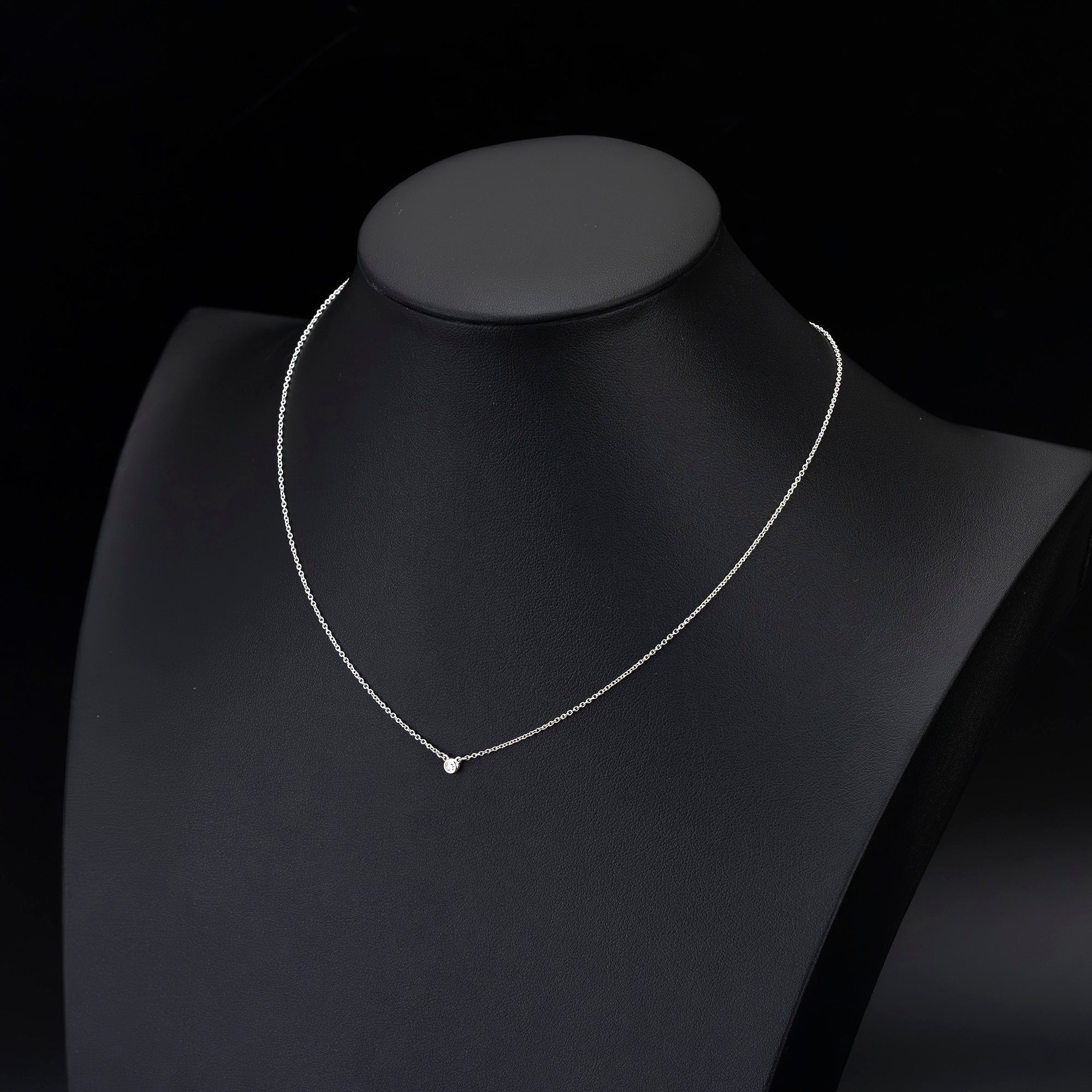 ティファニー バイザヤード ネックレス ダイヤモンド シルバー925 エルサ・ペレッティ 【箱・保存袋付】(2)