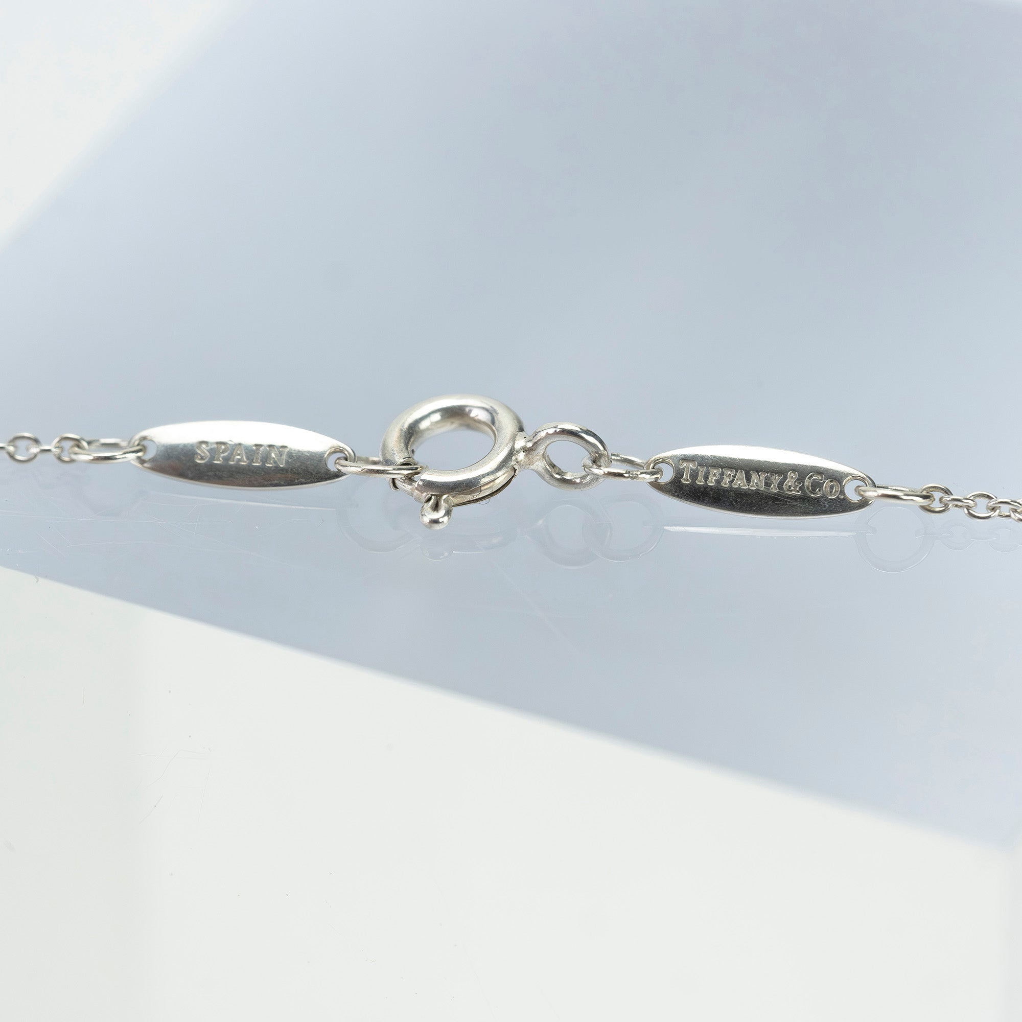 ティファニー バイザヤード ネックレス ダイヤモンド シルバー925 エルサ・ペレッティ 【箱・保存袋付】(2)