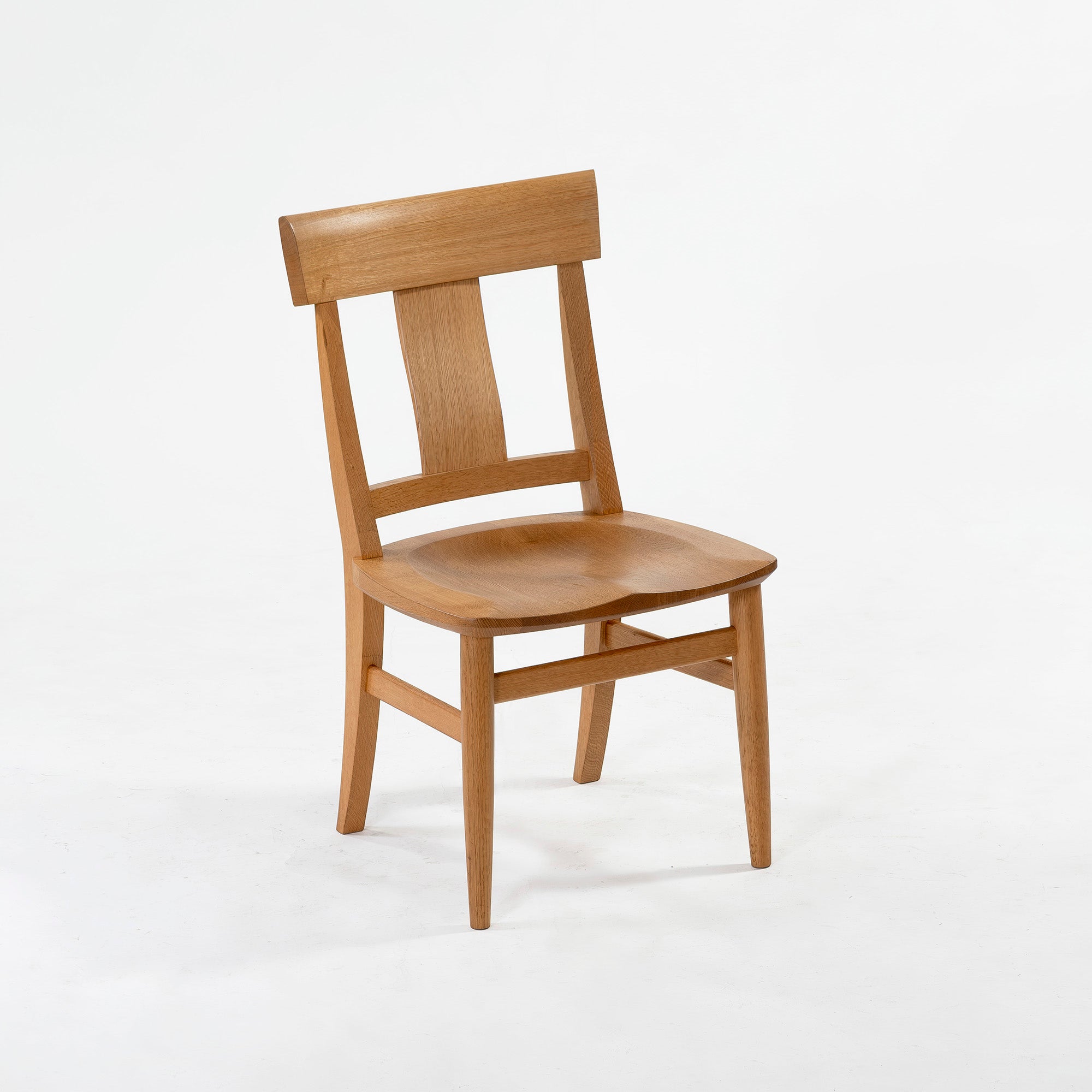 ダイニングチェア 柏木工 KASHIWA OC25 板座 オーク無垢材(2) ナラ無垢材 飛騨 国産家具 和モダン ナチュラルモダン 北欧 日本製 木製椅子