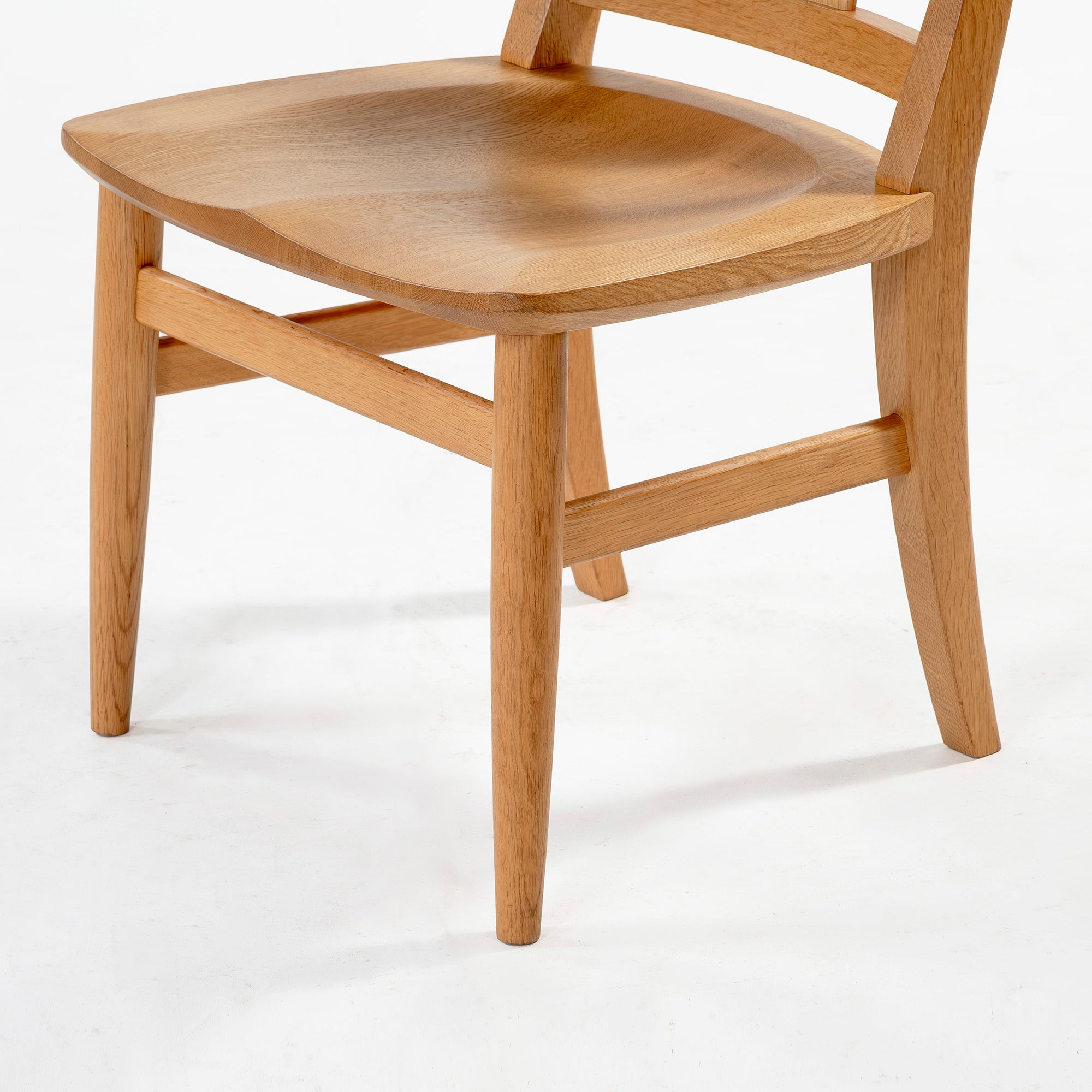 ダイニングチェア 柏木工 KASHIWA OC25 板座 オーク無垢材(2) ナラ無垢材 飛騨 国産家具 和モダン ナチュラルモダン 北欧 日本製 木製椅子