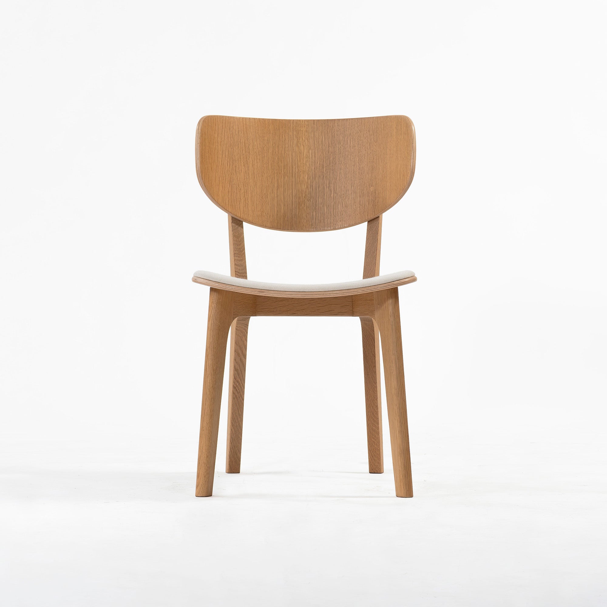 ダイニングチェア マルニ木工 MARUNI COLLECTION Roundish ラウンディッシュ ホワイトオーク材 深澤直人 北欧モダン 和モダン ナチュラル