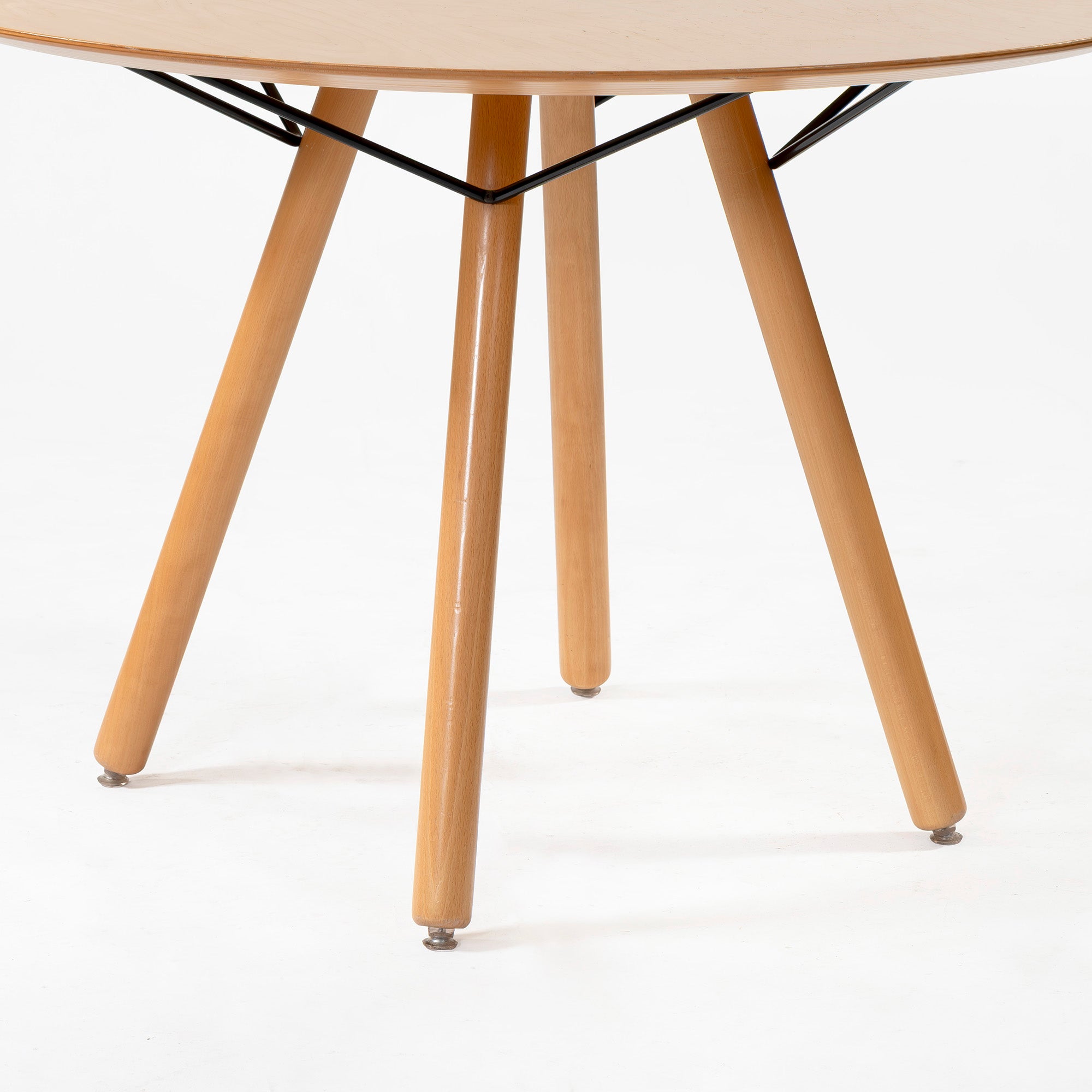 ダイニングテーブル EUREKA ラウンドテーブル 直径110cm ビーチ材 北欧 ナチュラル カジュアル モダン カフェ風 円形テーブル 丸テーブル