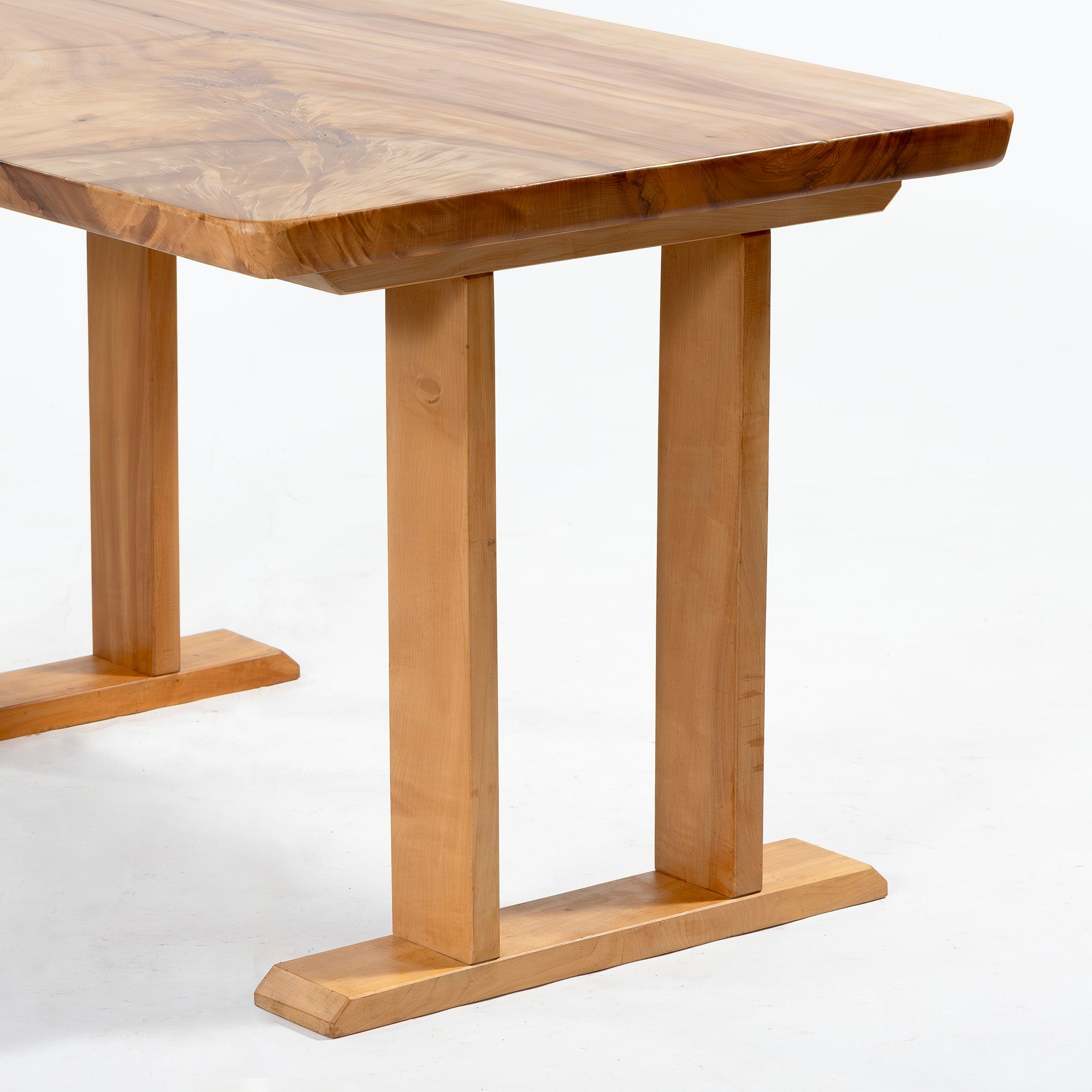 ダイニングテーブル BC工房 栃一枚板 LDテーブル 幅100cm 無垢材 コンパクト ◆天板再塗装済み◆ トチ材 一枚板テーブル リビングテーブル