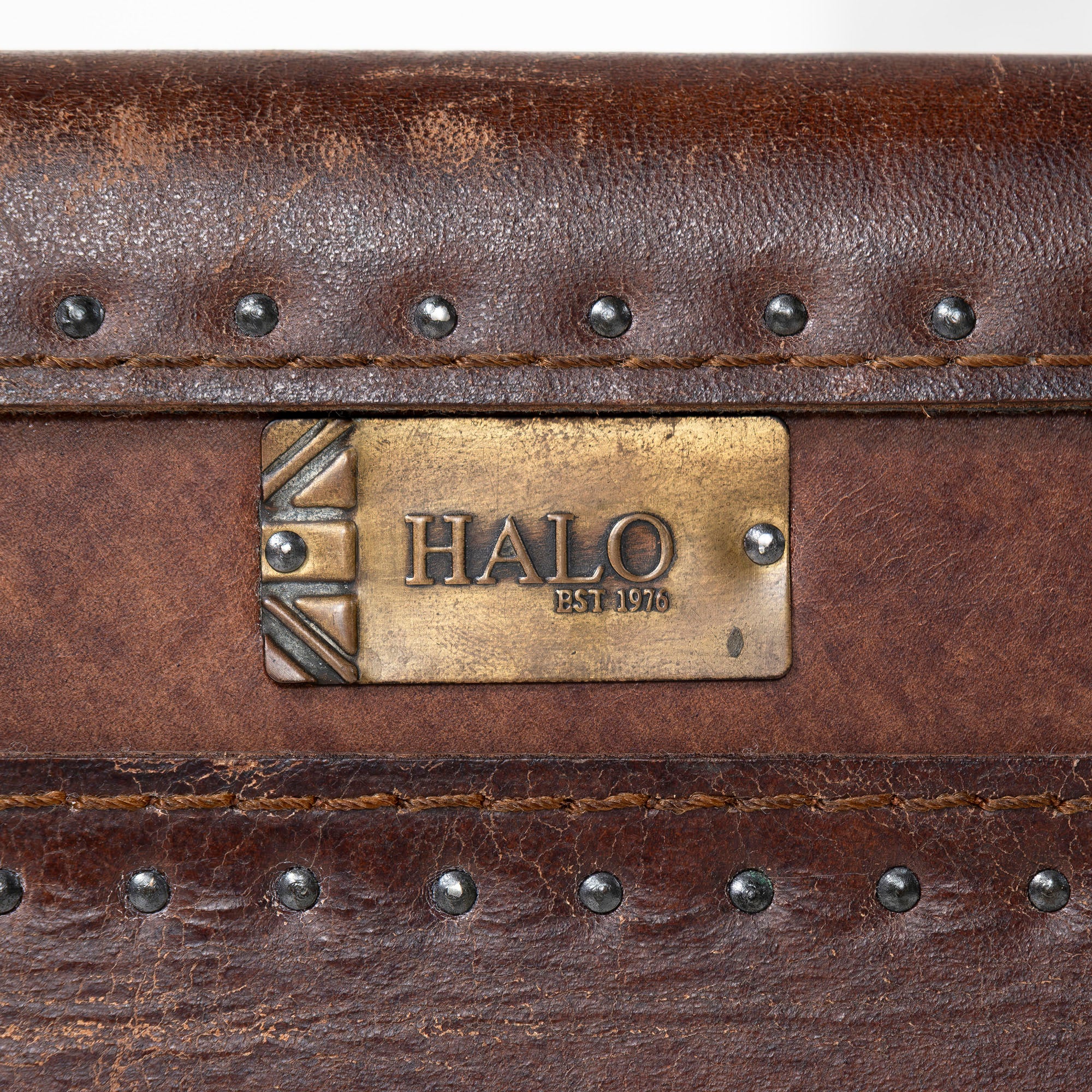 センターテーブル ハロ HALO WATSON MEDIUM TRUNK トランクテーブル レザー 専用スタンド付 ヴィンテージ風 アンティーク アスプルンド