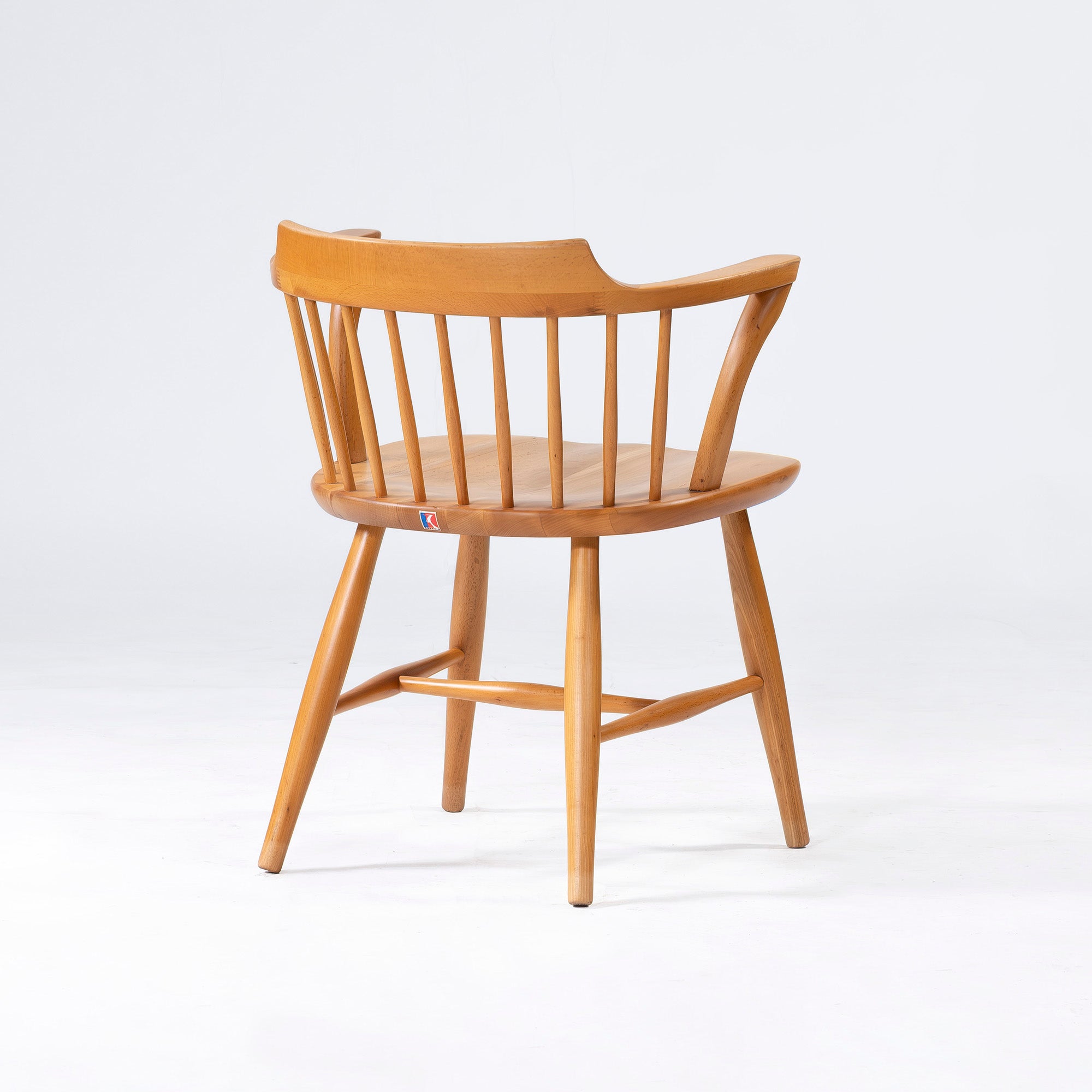 ダイニングチェア 飛騨産業 HIDA キツツキ 1980s ニューコロニアル キャプテンチェア ブナ無垢材(4) ウィンザーチェア 北欧 ナチュラル