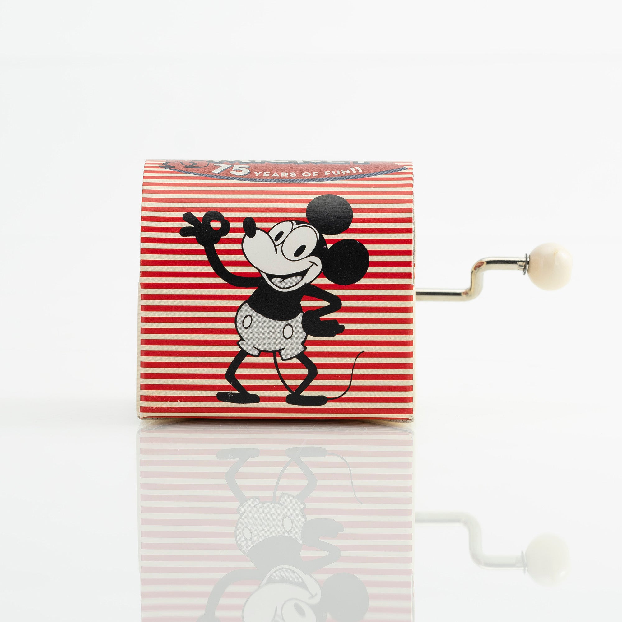コカ・コーラ × ディズニー ミッキー75周年 手回しオルゴール It’s a Small World Sankyo製 箱付 2003年記念 コラボ限定【箱付】