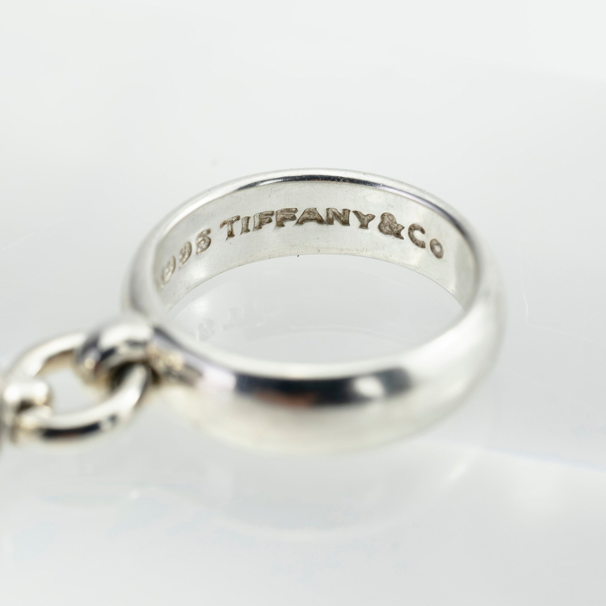 ティファニー Tiffany & Co. ボール ダングル リング シルバー 925 約8号 レディース 指輪 ヴィンテージ