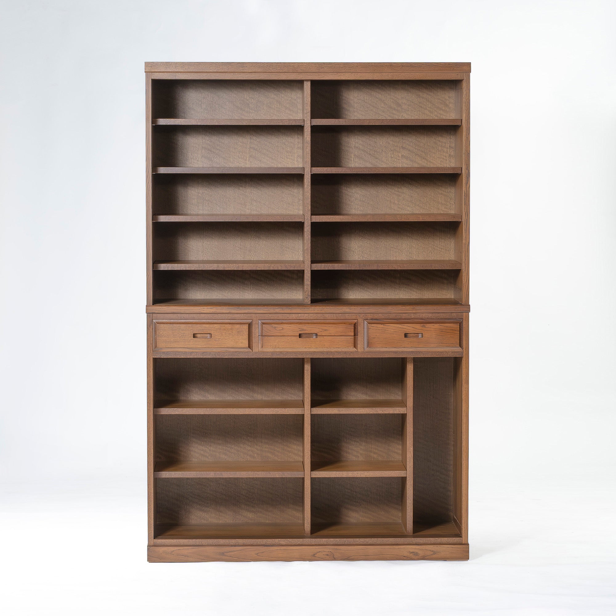 食器棚 旭川家具 クリエイトファニチャー CREATE FURNITURE 旭 水屋箪笥 ナラ材 オーク材 幅120 キッチンボード ダイニングボード 和モダン