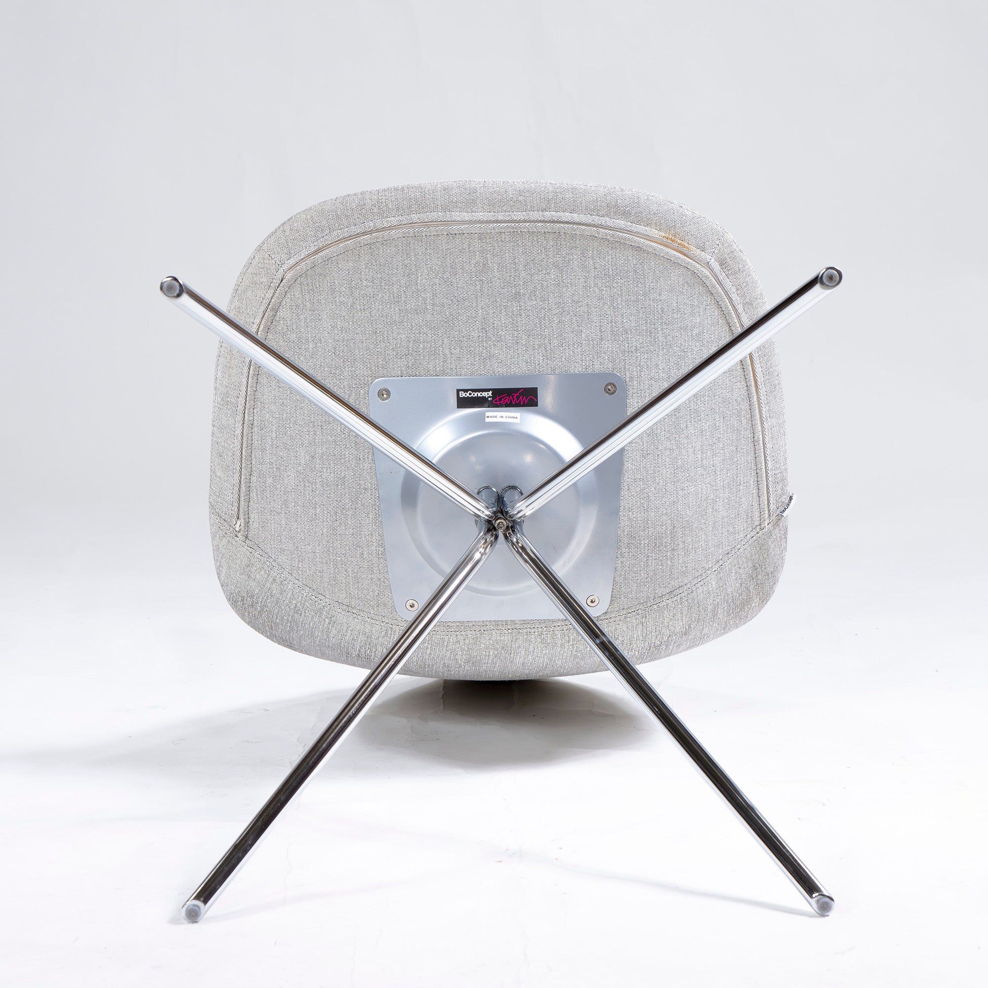 ダイニングチェア ボーコンセプト BoConcept Ottawa ファブリック ライトグレー デザイナーズ 北欧モダン ミッドセンチュリー ミニマル