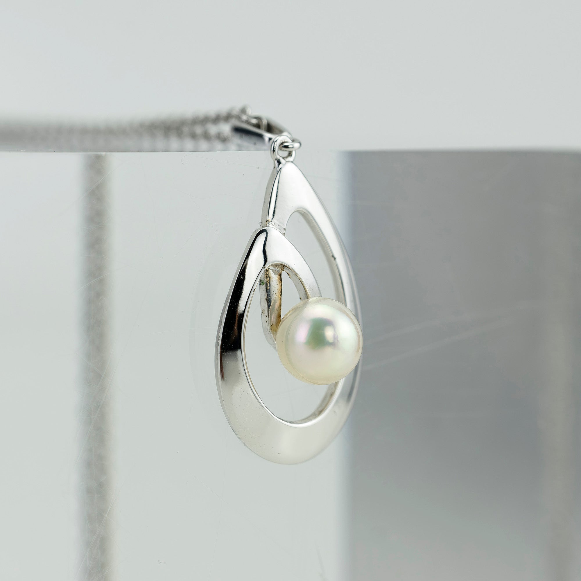 ミキモト MIKIMOTO アコヤパール ネックレス 5mm SV925 シルバー 真珠 一粒 ペンダント レディース 小ぶり 上品 普段使い