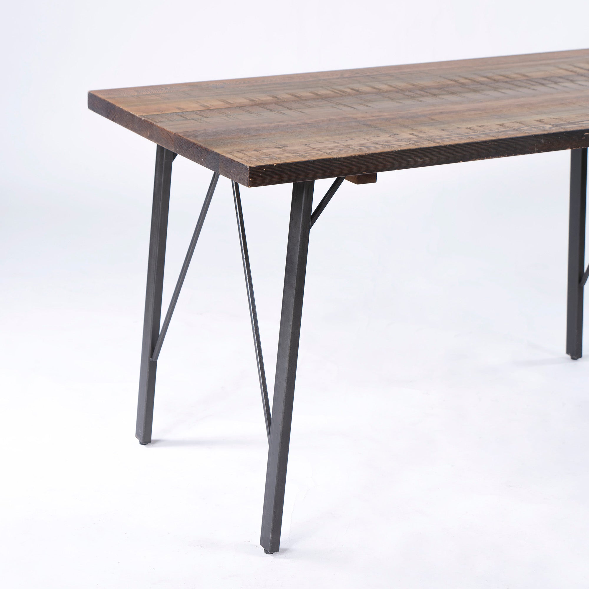 journal standard Furniture CHINON ダイニングテーブル S w130 杉古材 アイアン