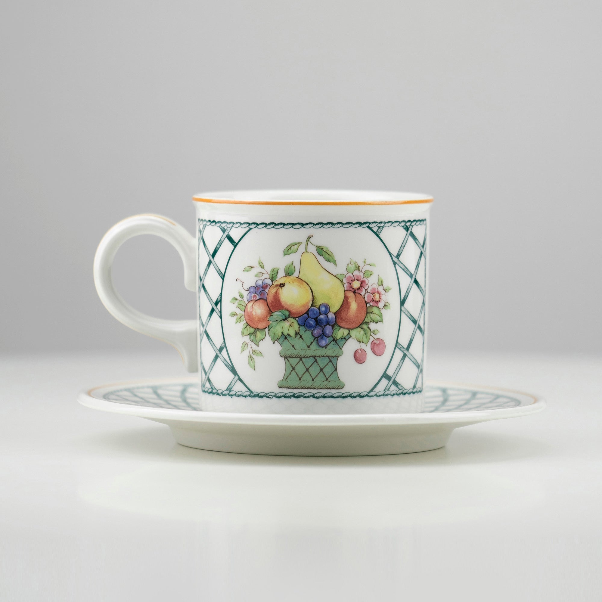 ビレロイ&ボッホ Villeroy & Boch バスケット カップ&ソーサー・ボウル・プレート2枚セット(1)