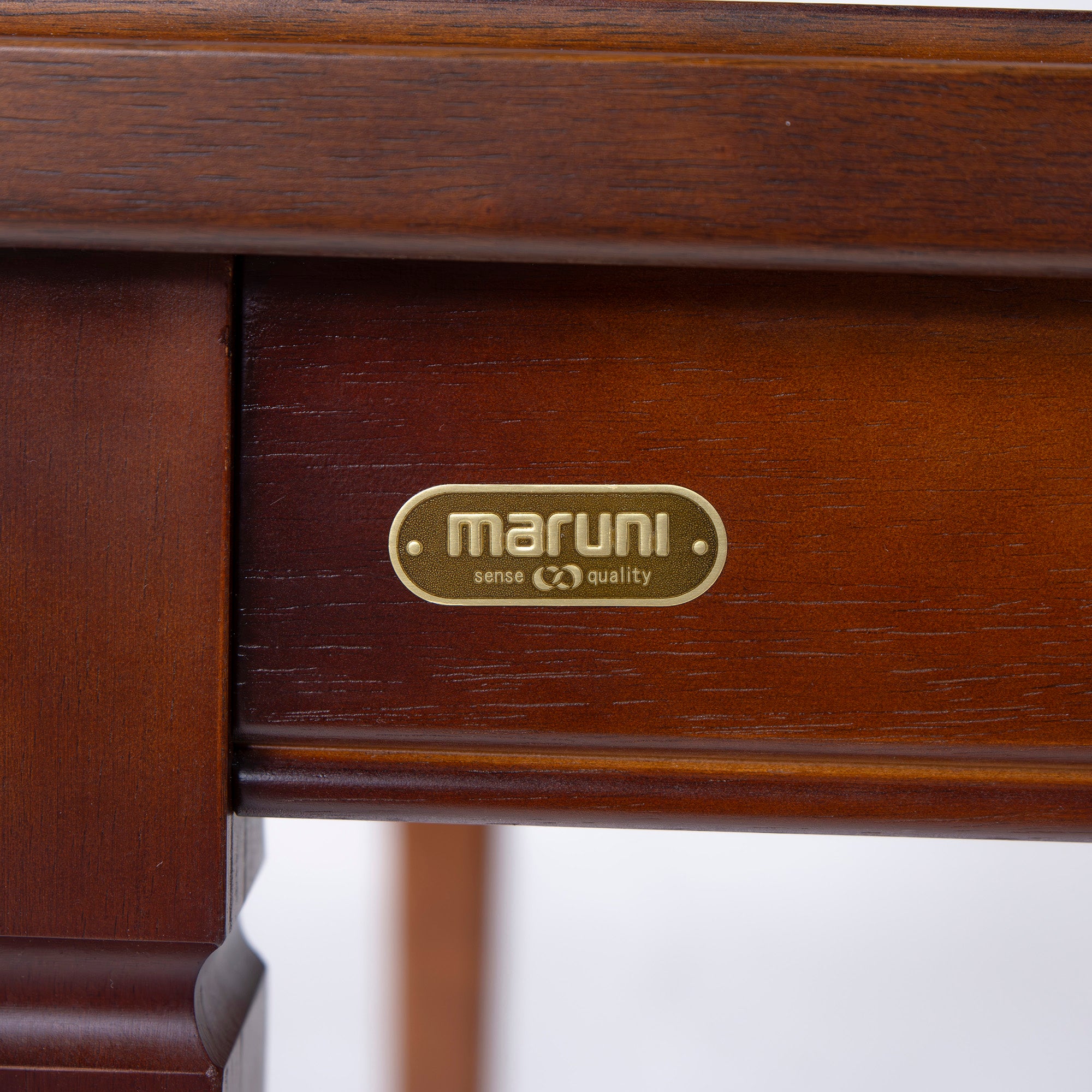 マルニ木工 maruni 地中海 ワーキングデスク90 No.6590-10 ビーチ材 シルバーハート突板