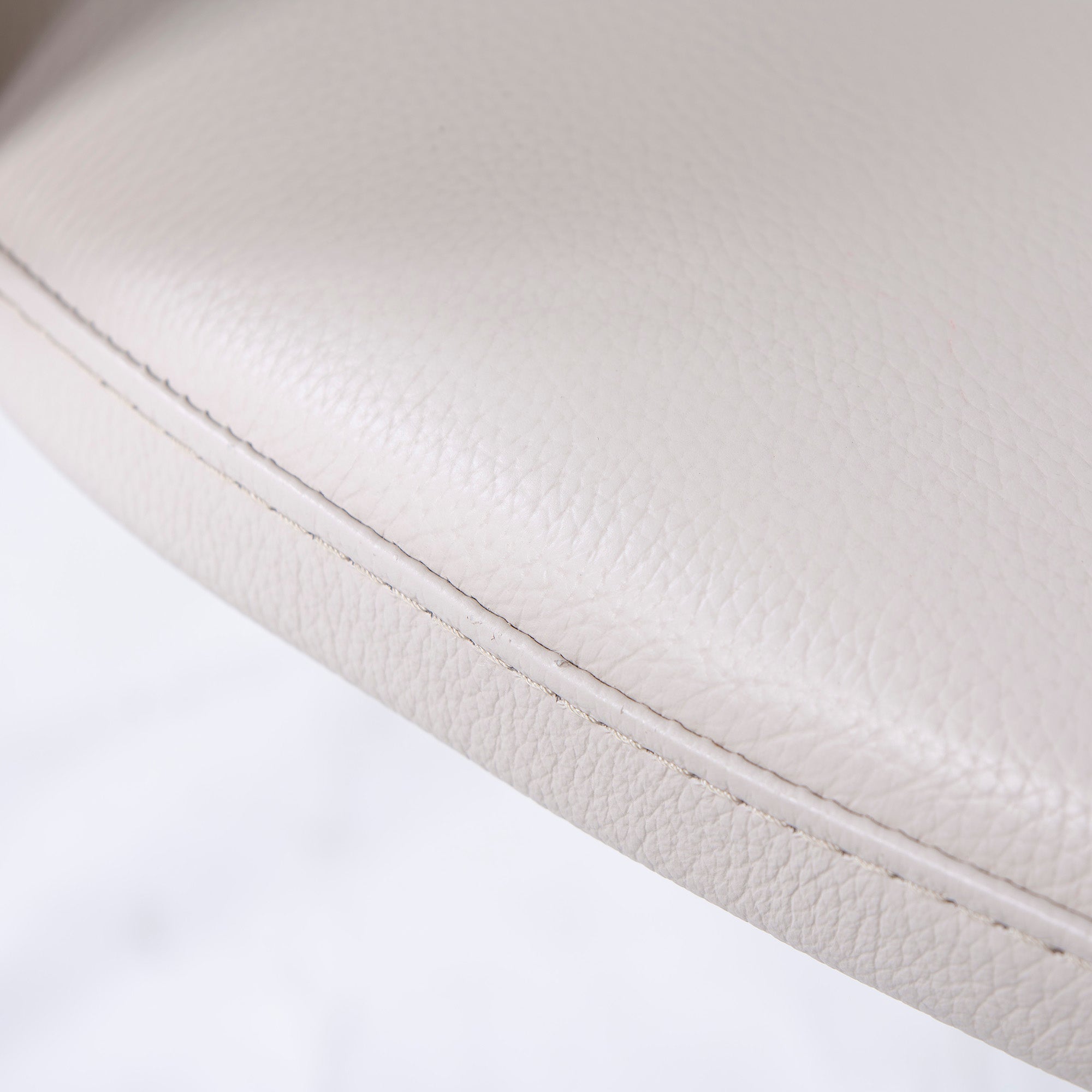 BoConcept Princeton ダイニングチェア(1) レザー ライトベージュ系 マットアッシュグレー メタル脚