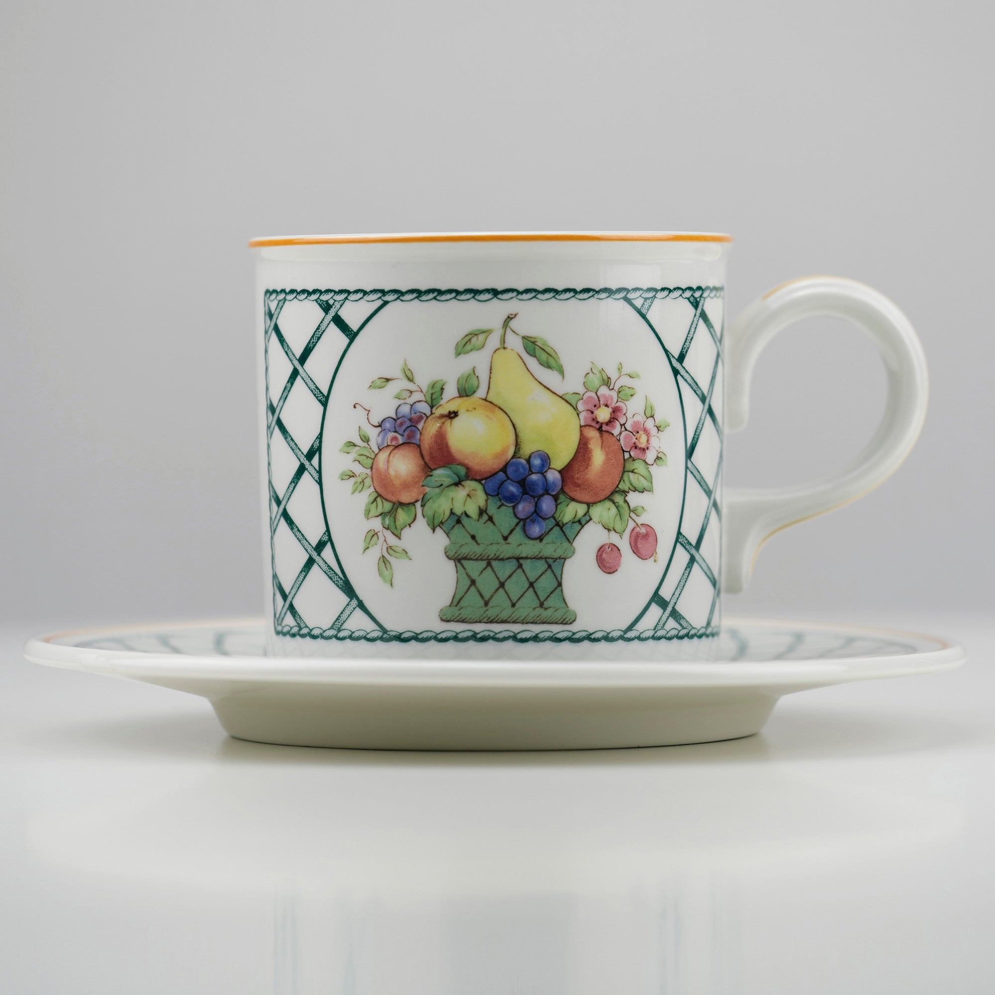 (ビレロイ&ボッホ Villeroy & Boch バスケット カップ&ソーサー・ボウル・プレート2枚セット(3)