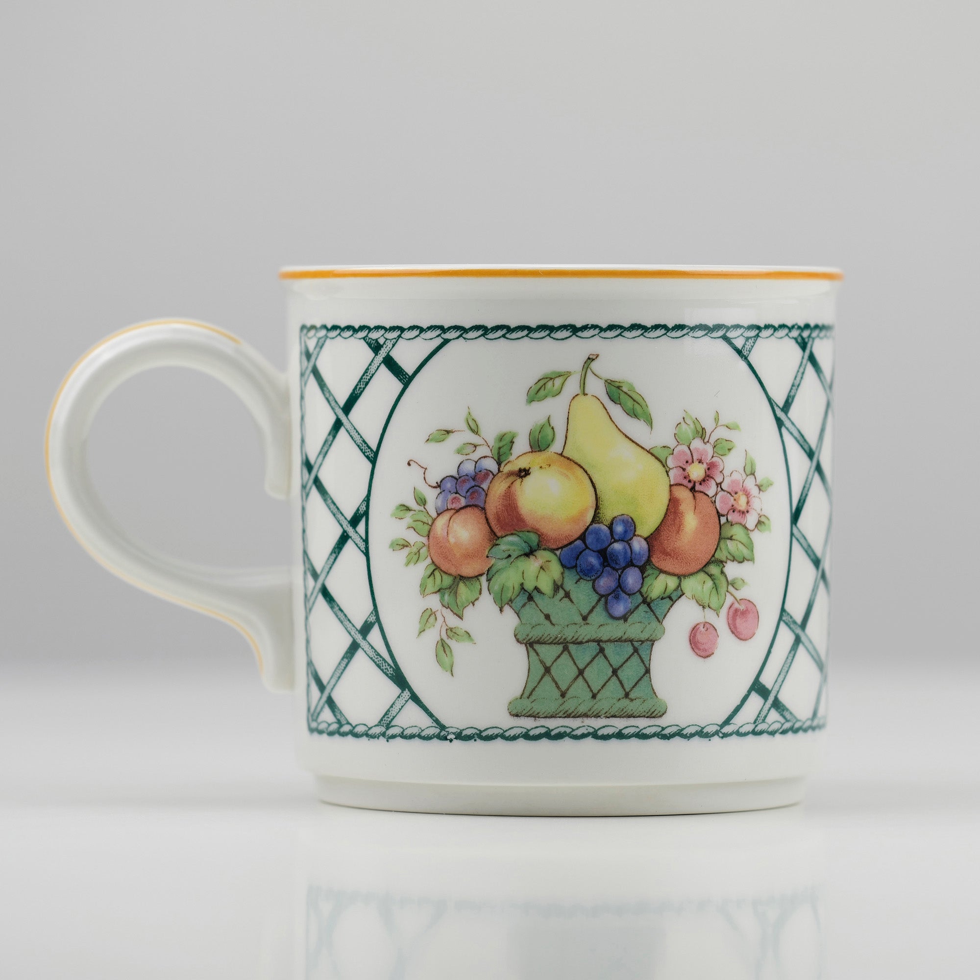 ビレロイ&ボッホ Villeroy & Boch バスケット カップ&ソーサー・ボウル・プレート2枚セット(4)