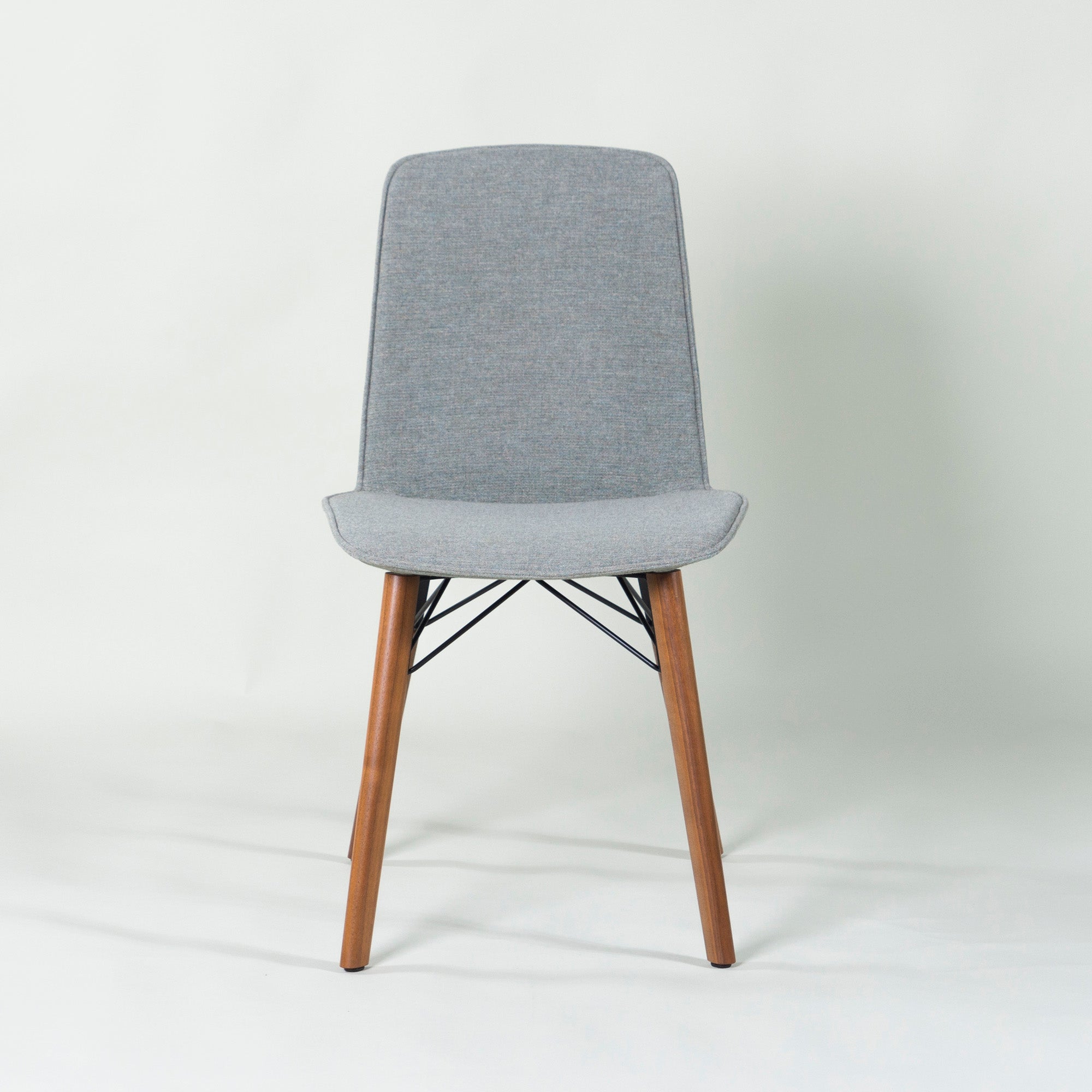 ◆美品◆ROLF BENZ/ロルフベンツ 616 ダイニングチェア(2)アメリカンウォールナット材 グリーングレー 無垢材 オイル仕上げ モダン