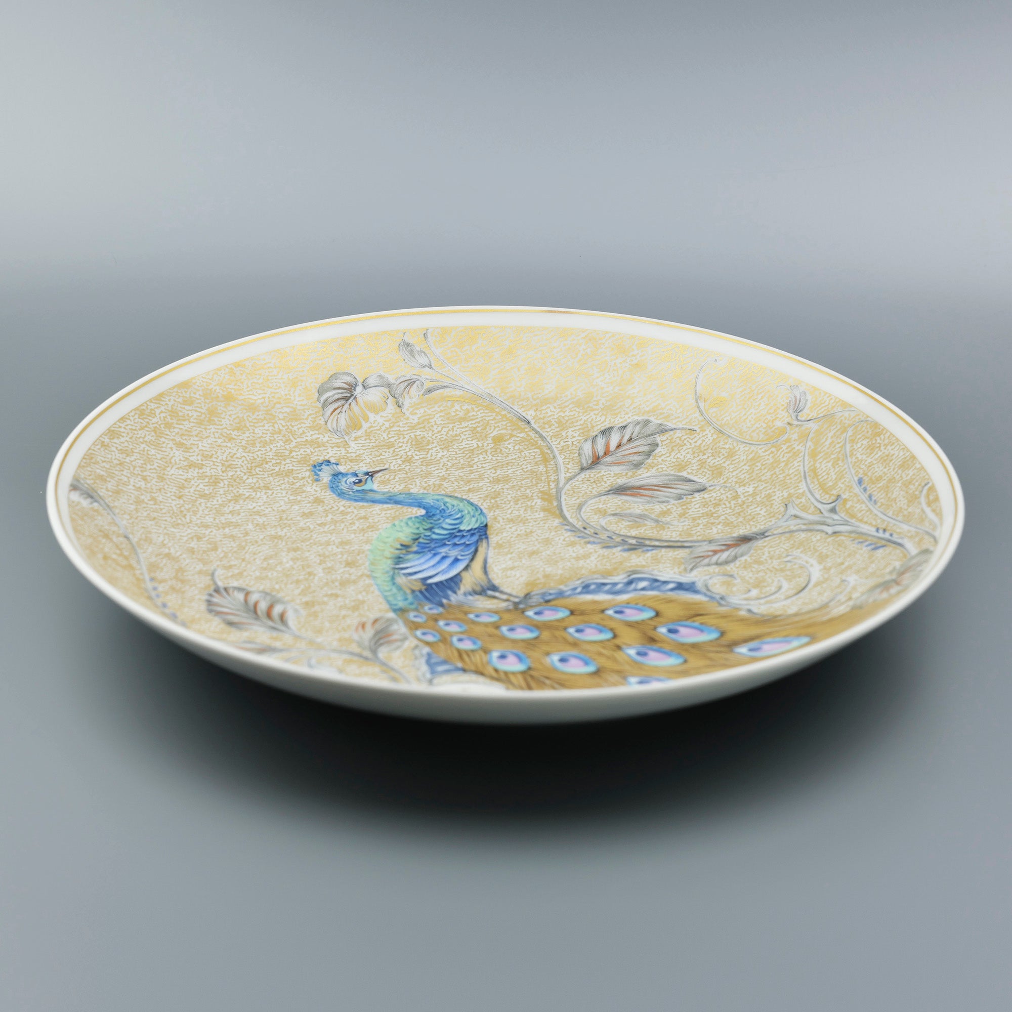 Kaiser Eldorado Peacock Plate, Vintage, 1960s