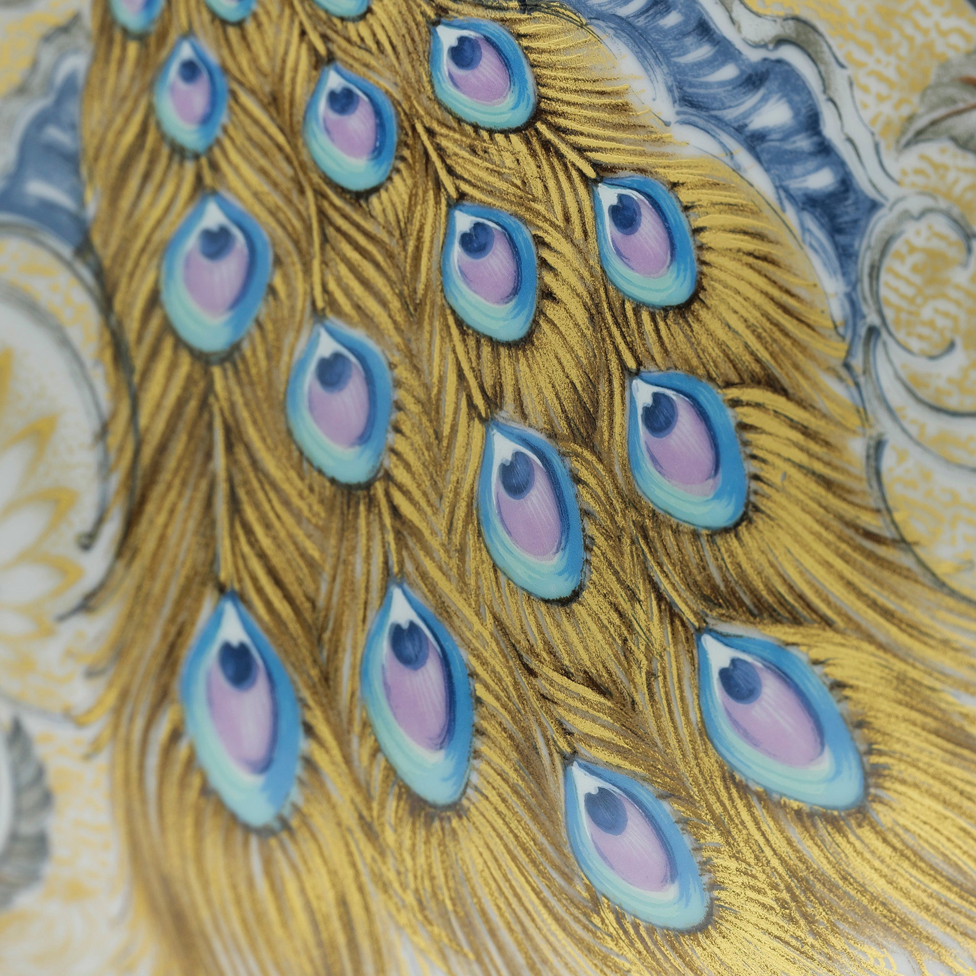 Kaiser Eldorado Peacock Plate, Vintage, 1960s