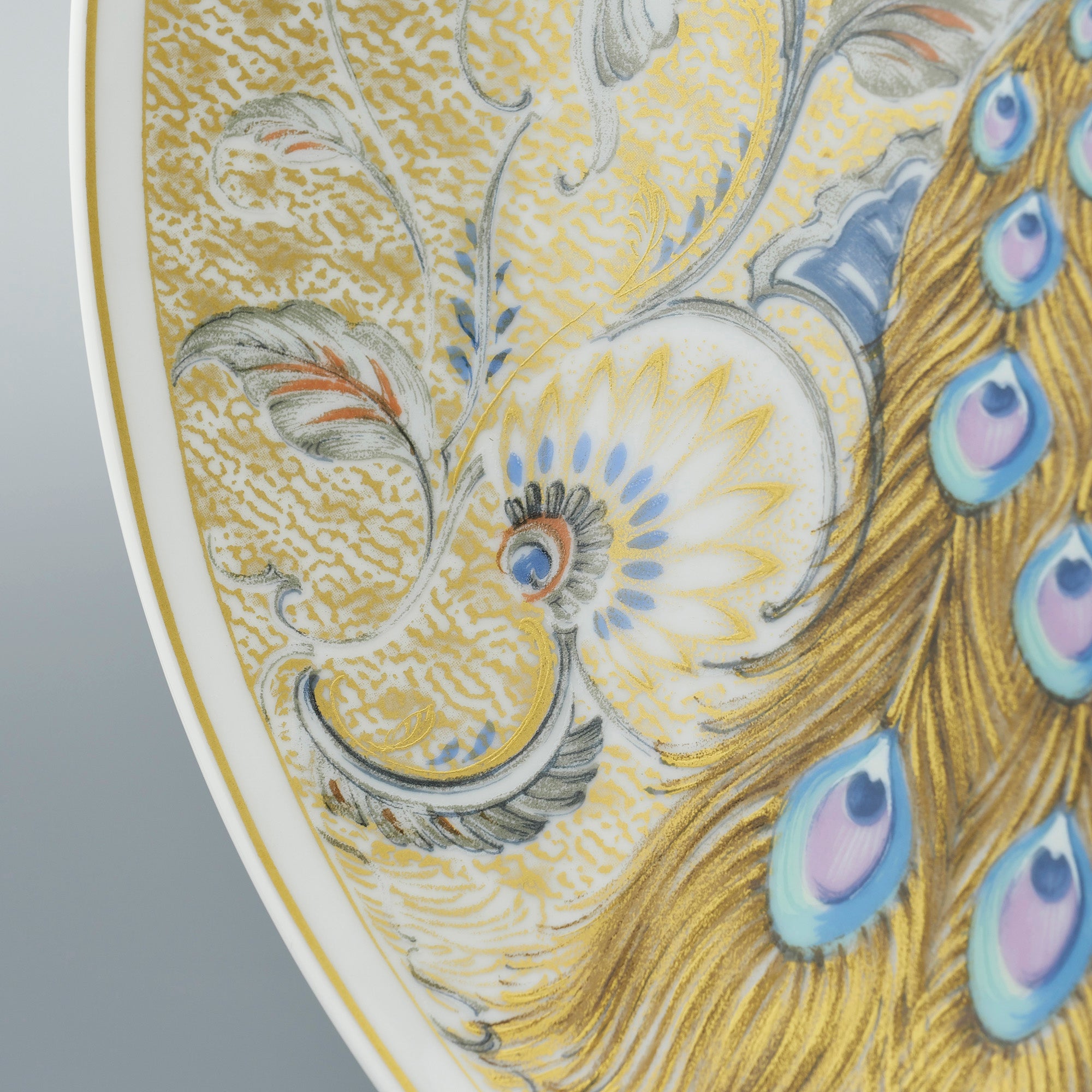 Kaiser Eldorado Peacock Plate, Vintage, 1960s