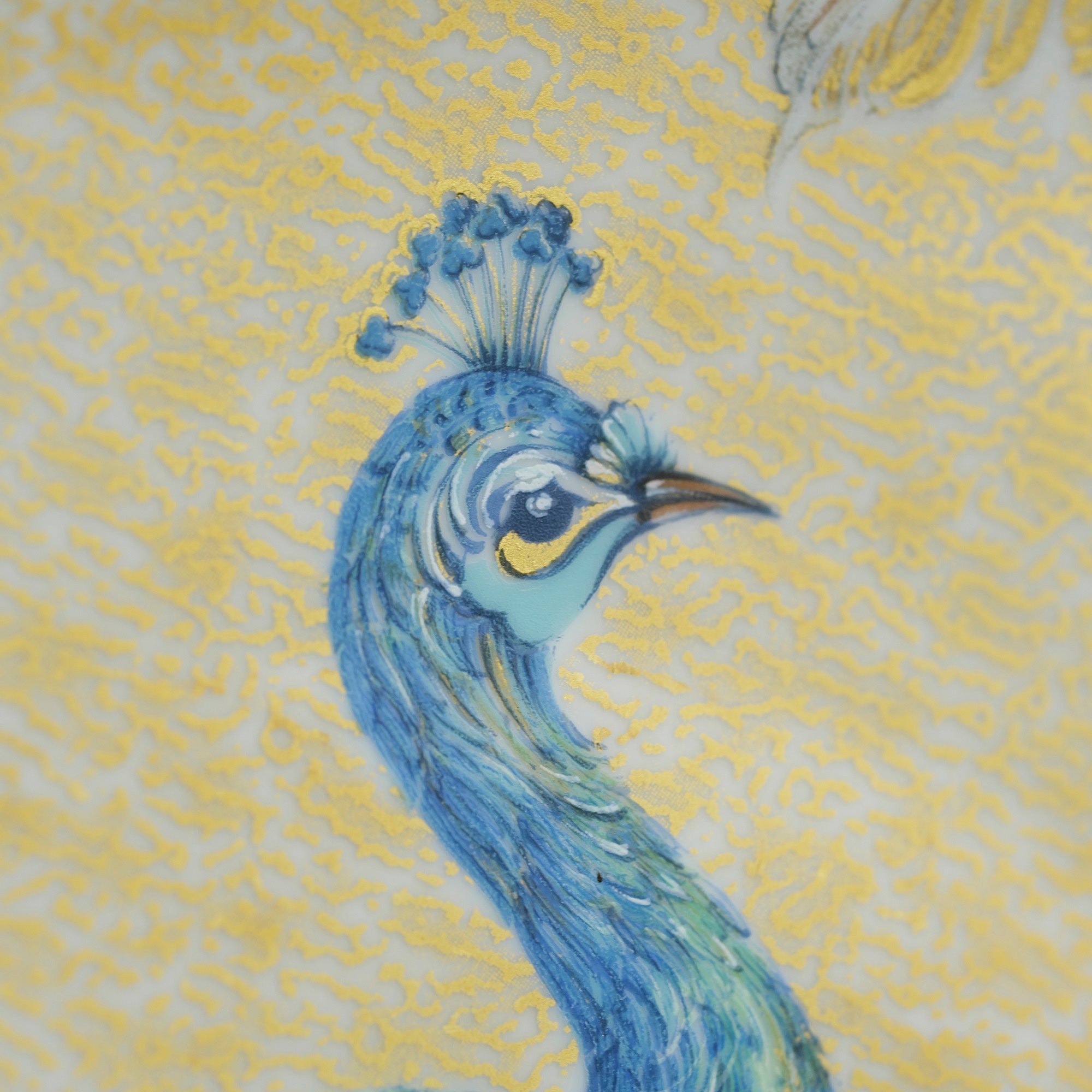 Kaiser Eldorado Peacock Plate, Vintage, 1960s