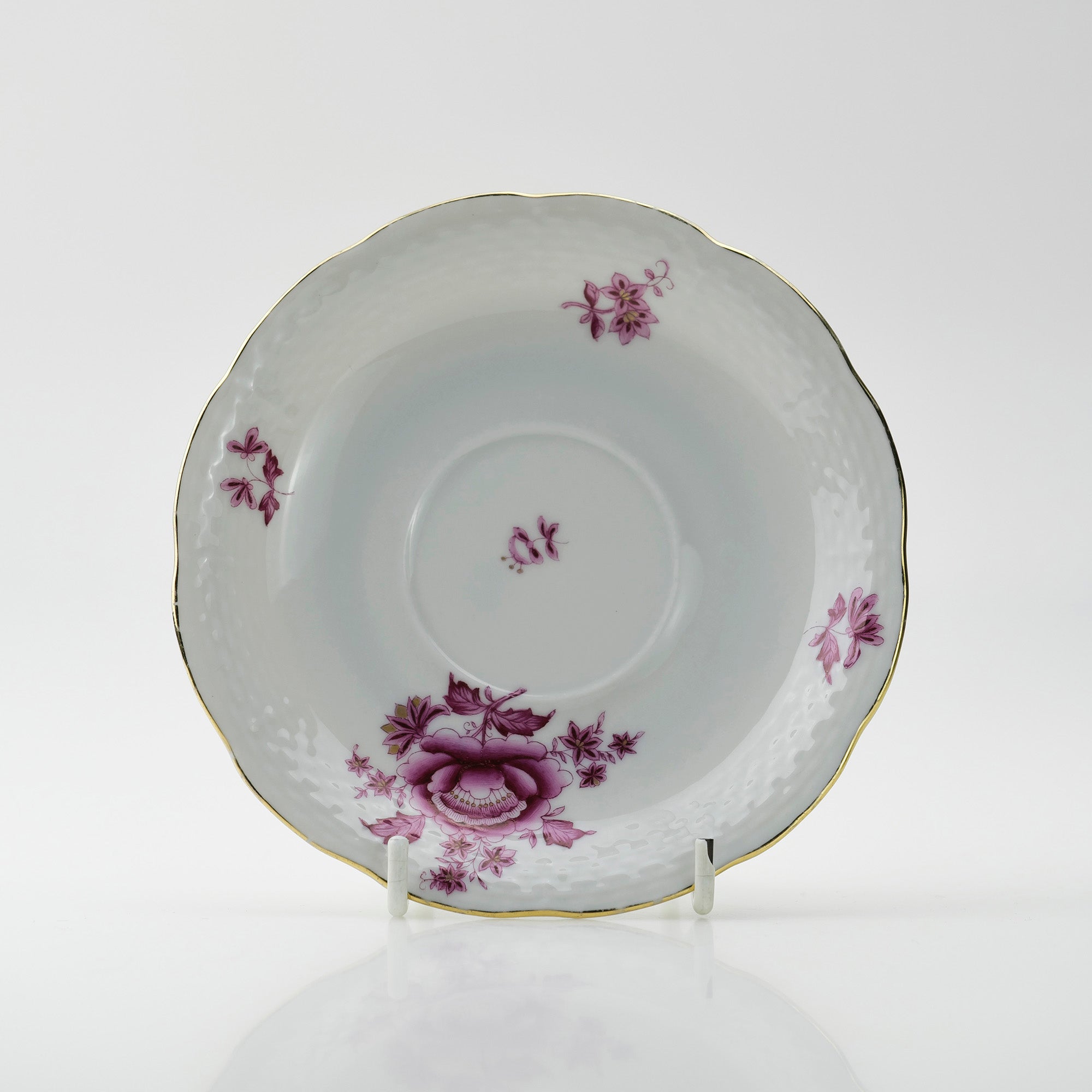 Herend Nanjing Bouquet Pink Teacup & Saucer