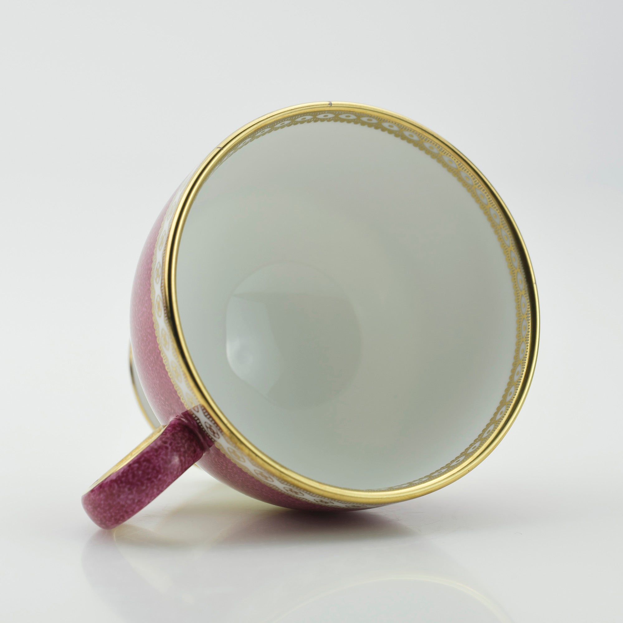 Wedgwood Elander Powder Ruby Cup & Saucer Plate Discontinued Product Kurotsubo Mark (3)