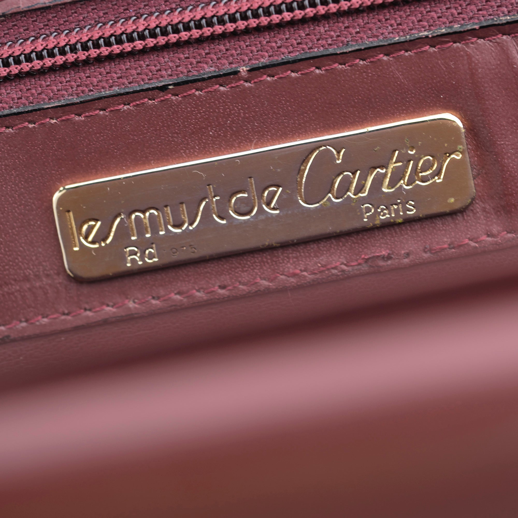 カルティエ マスト ドゥ カルティエ Cartier les must de Cartier ショルダーバッグ ボルドー