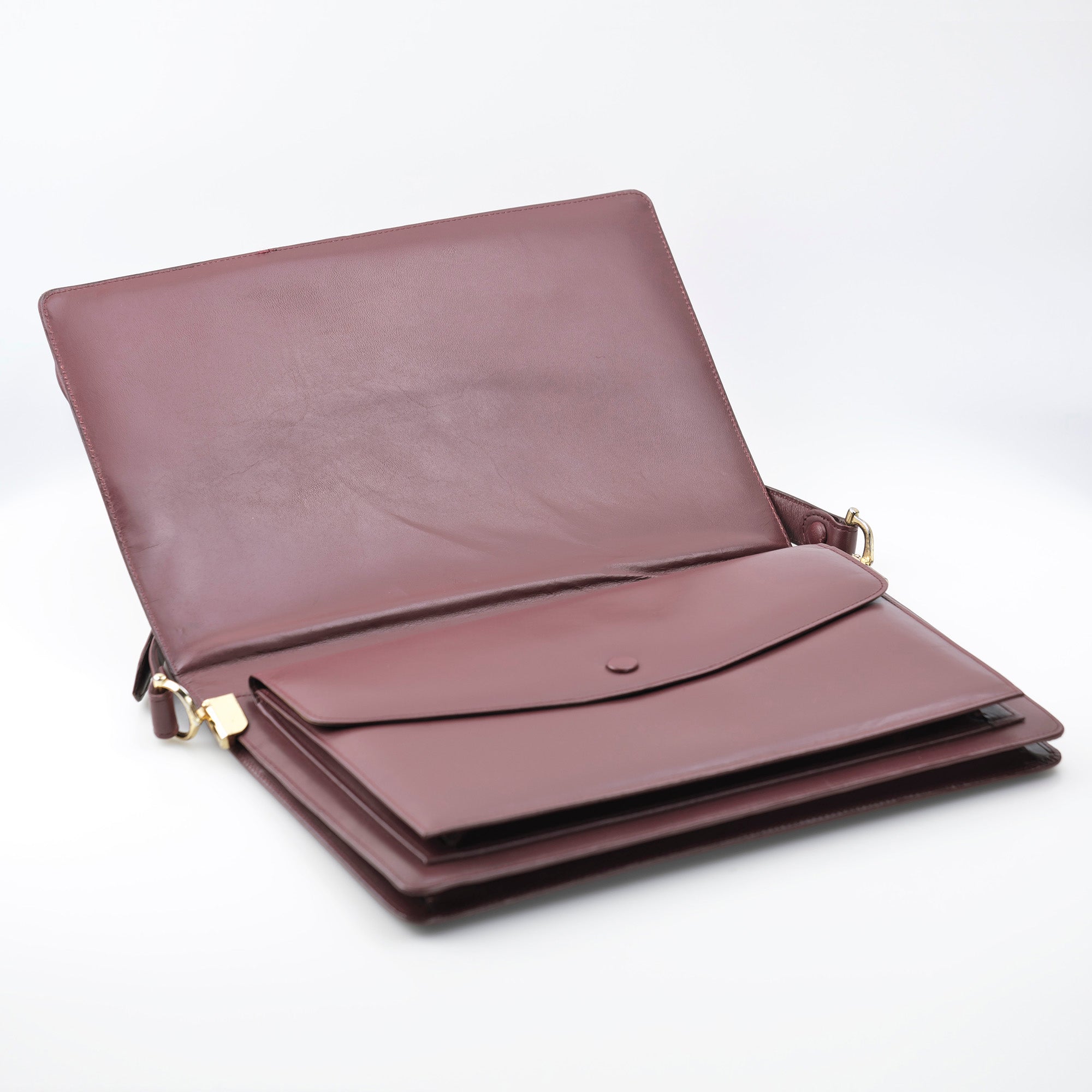 カルティエ マスト ドゥ カルティエ Cartier les must de Cartier ショルダーバッグ ボルドー