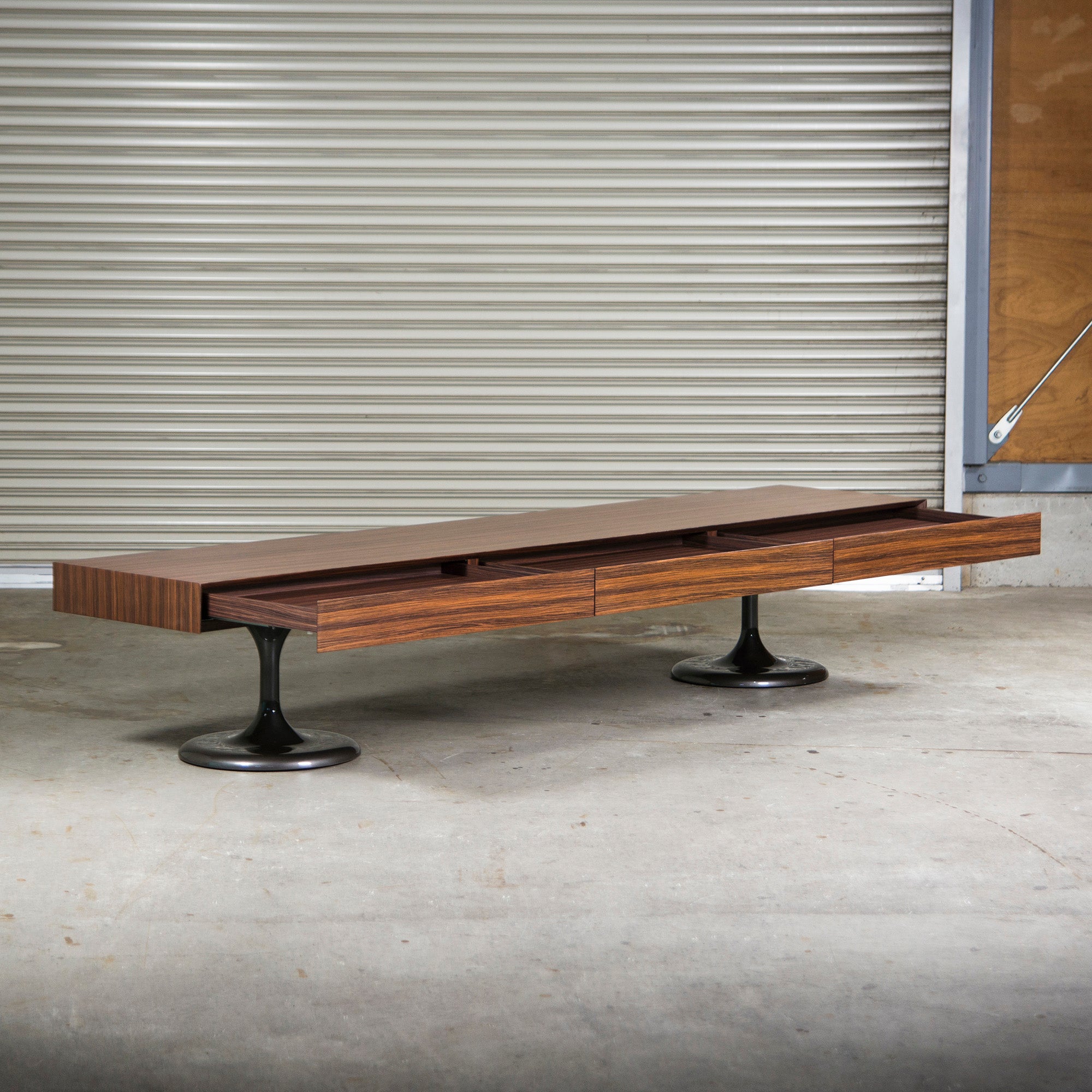 ◆廃盤◆Minotti/ミノッティ LANE コンソールテーブル ローズウッド イタリア製 モダン サイドボード 最高級