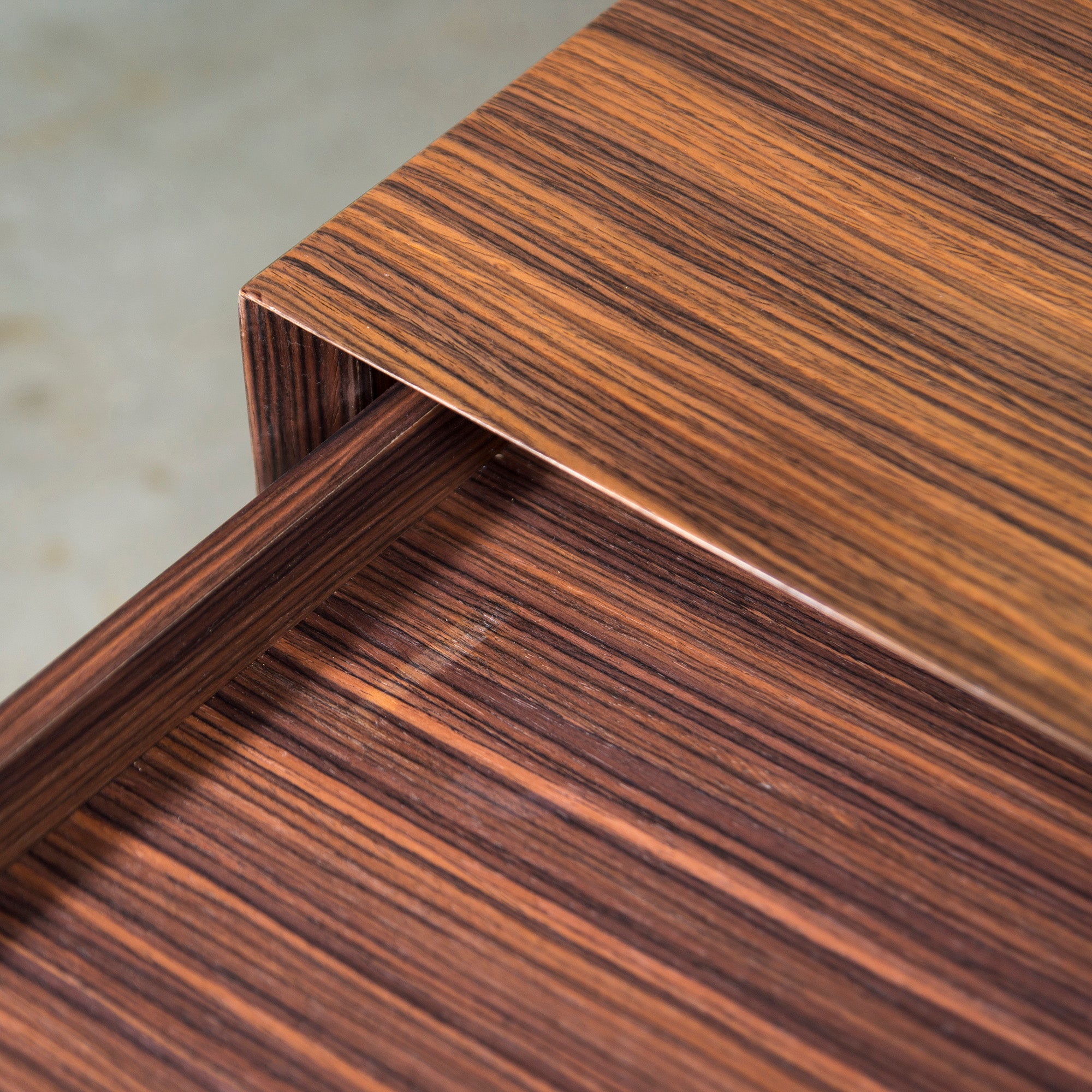 ◆廃盤◆Minotti/ミノッティ LANE コンソールテーブル ローズウッド イタリア製 モダン サイドボード 最高級