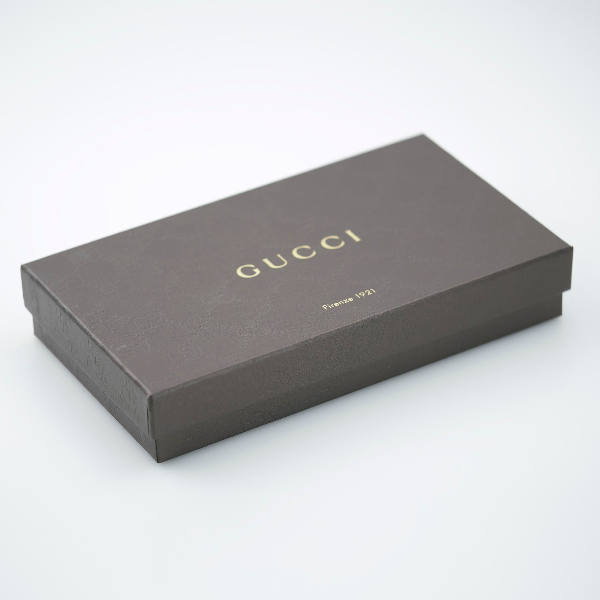 GUCCI Women's Long Wallet Shima Leather Signature Leather Dark Brown 2121092091