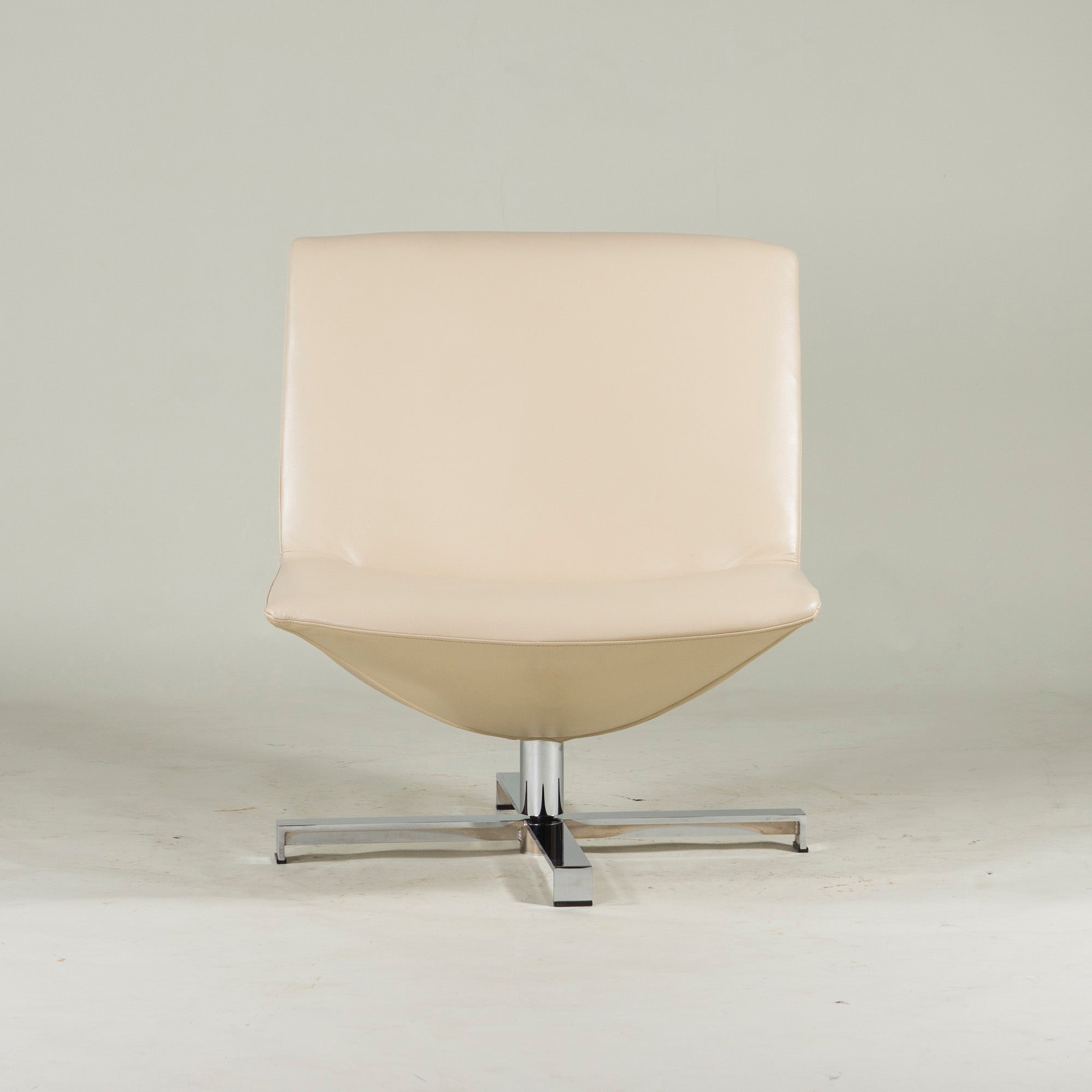 arti Alti Lounge Chair Lune (2) Leather Swivel Rotating Personal Gwenael Nicolas Modern ◆Good Condition◆