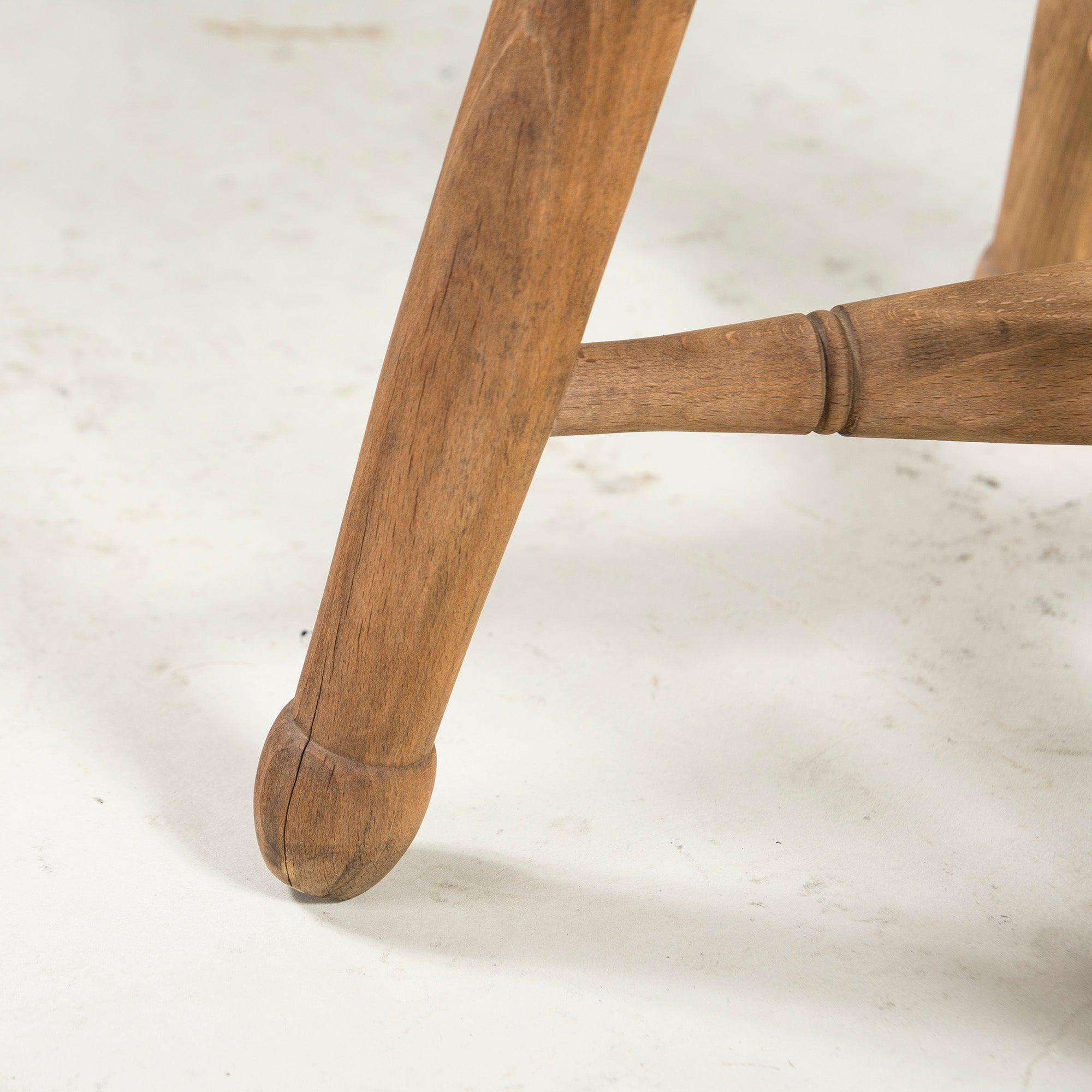 British antique kitchen chair, beech wood, solid wood, country, vintage, dining chair, round seat, bistro chair