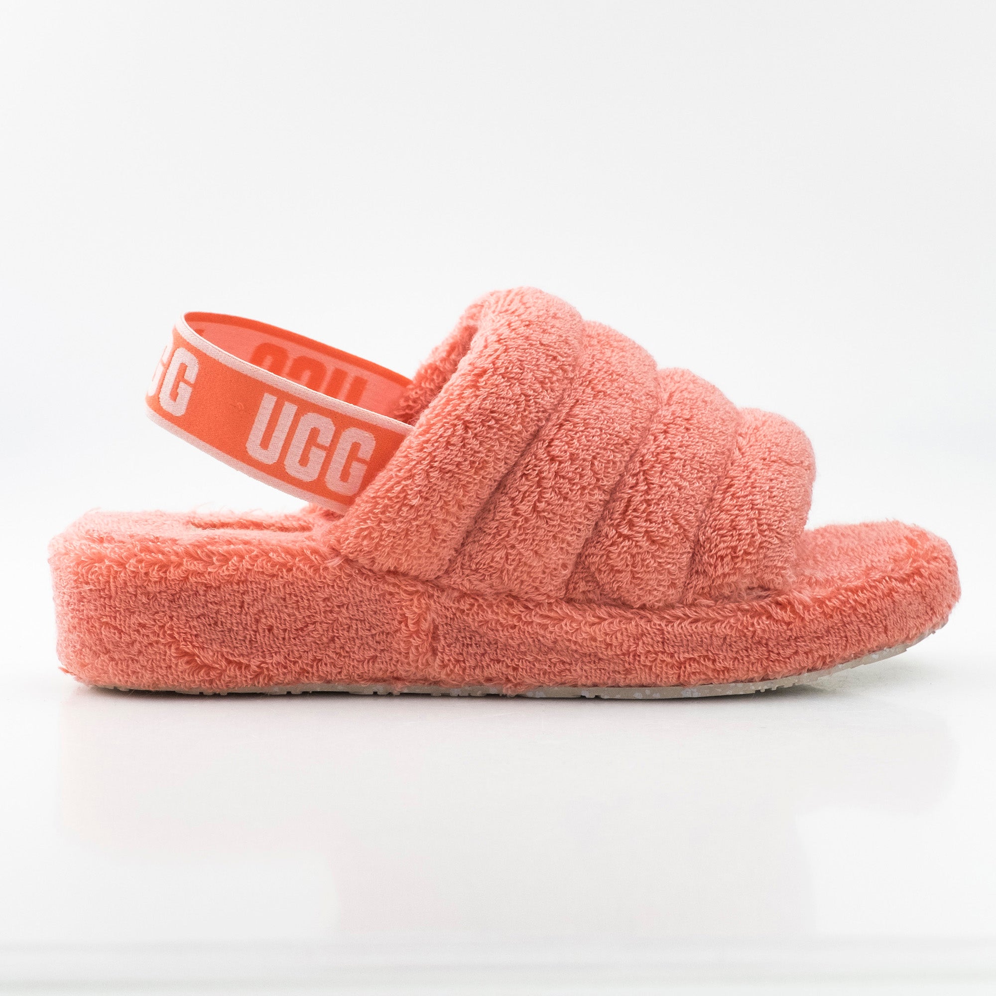 UGG Women's Fluff Year Terry Sandals, 24cm, Pink