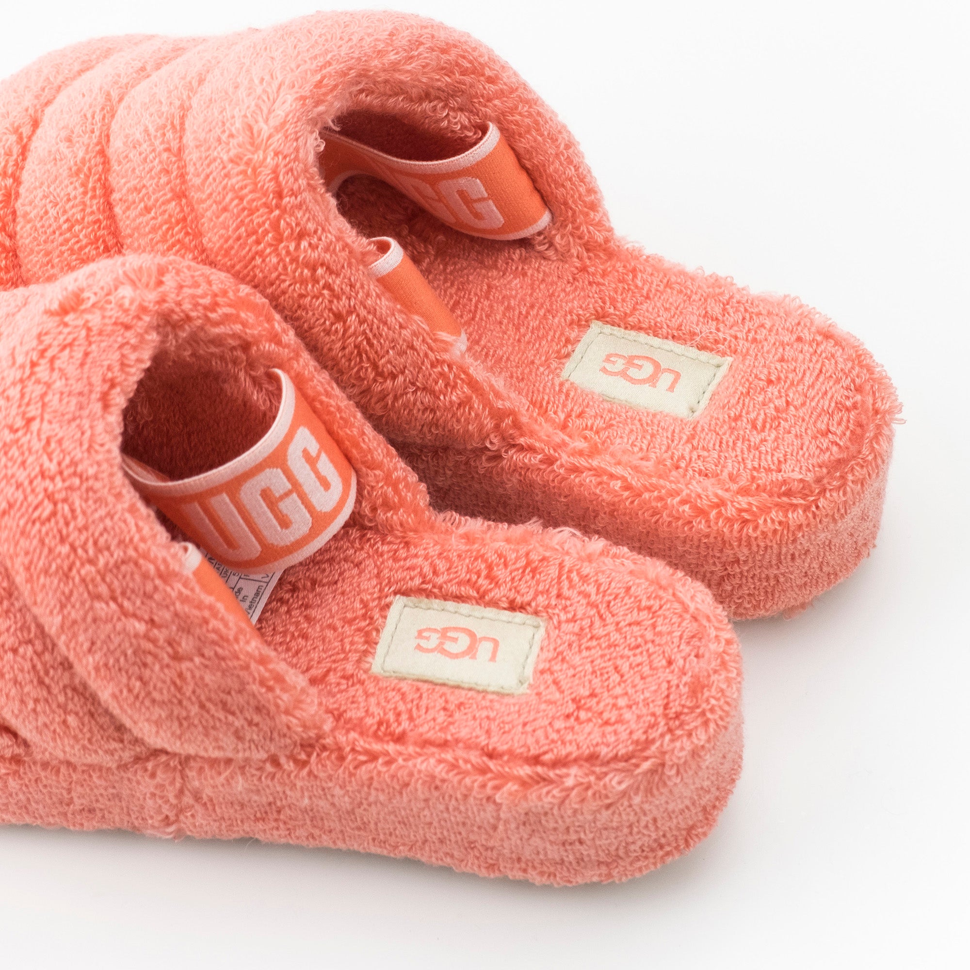 UGG Women's Fluff Year Terry Sandals, 24cm, Pink