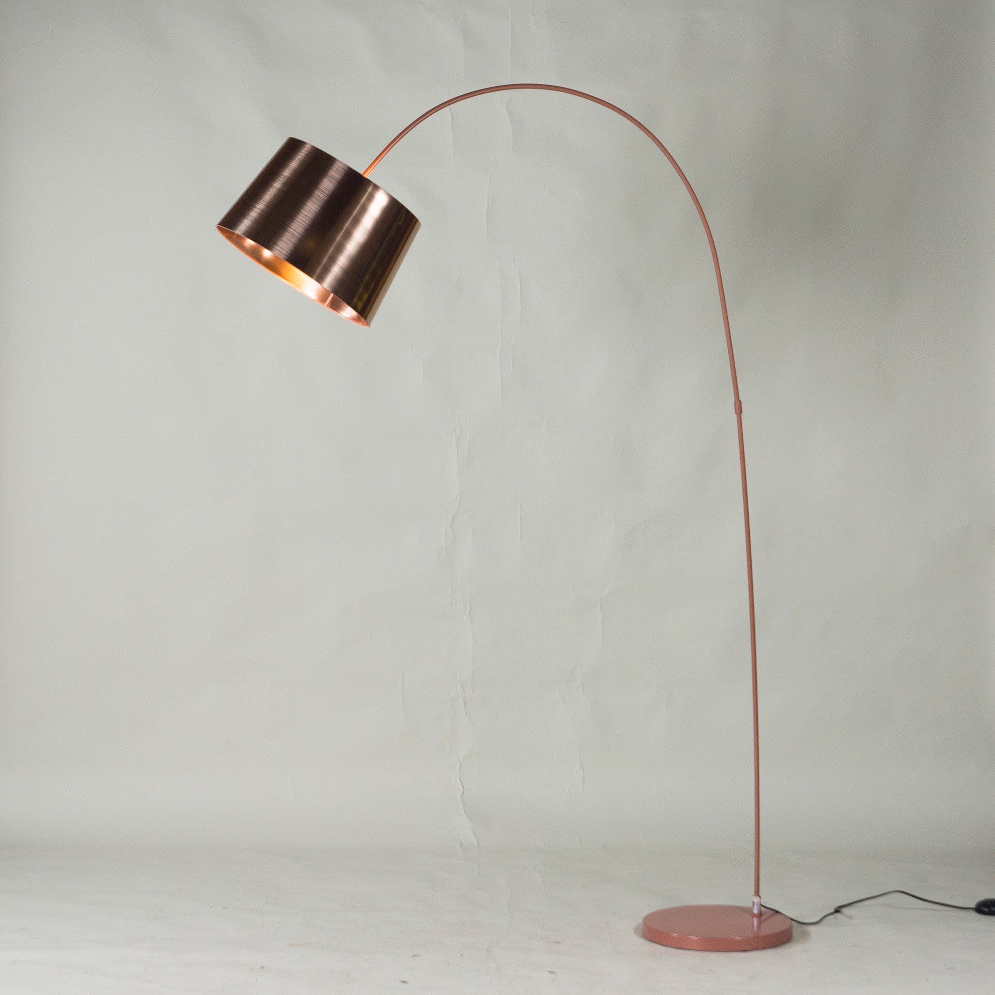 BoConcept KUTA Floor Lamp Brushed Copper Finish Stand Light Indirect Lighting Lighting Nordic Modern