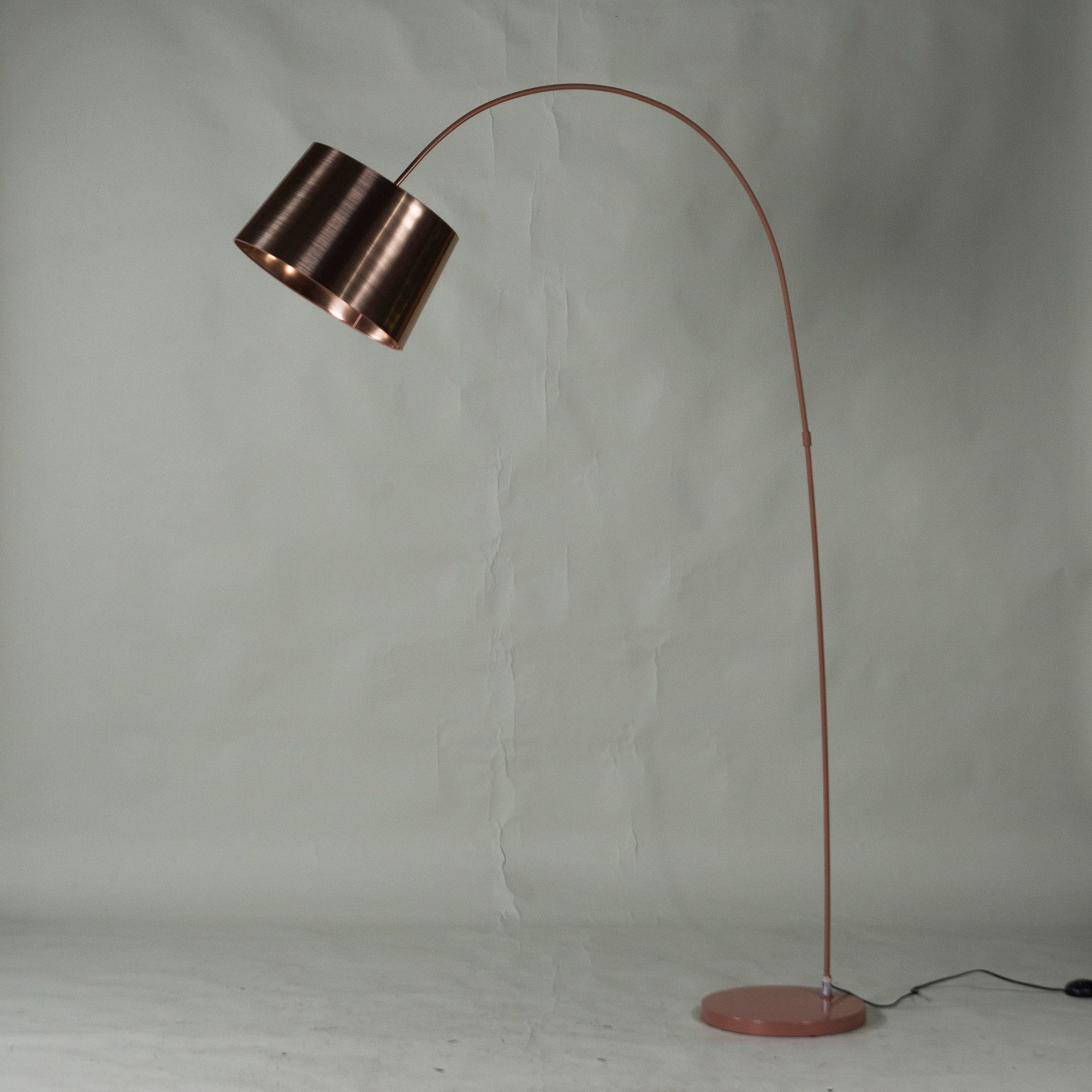 BoConcept KUTA Floor Lamp Brushed Copper Finish Stand Light Indirect Lighting Lighting Nordic Modern