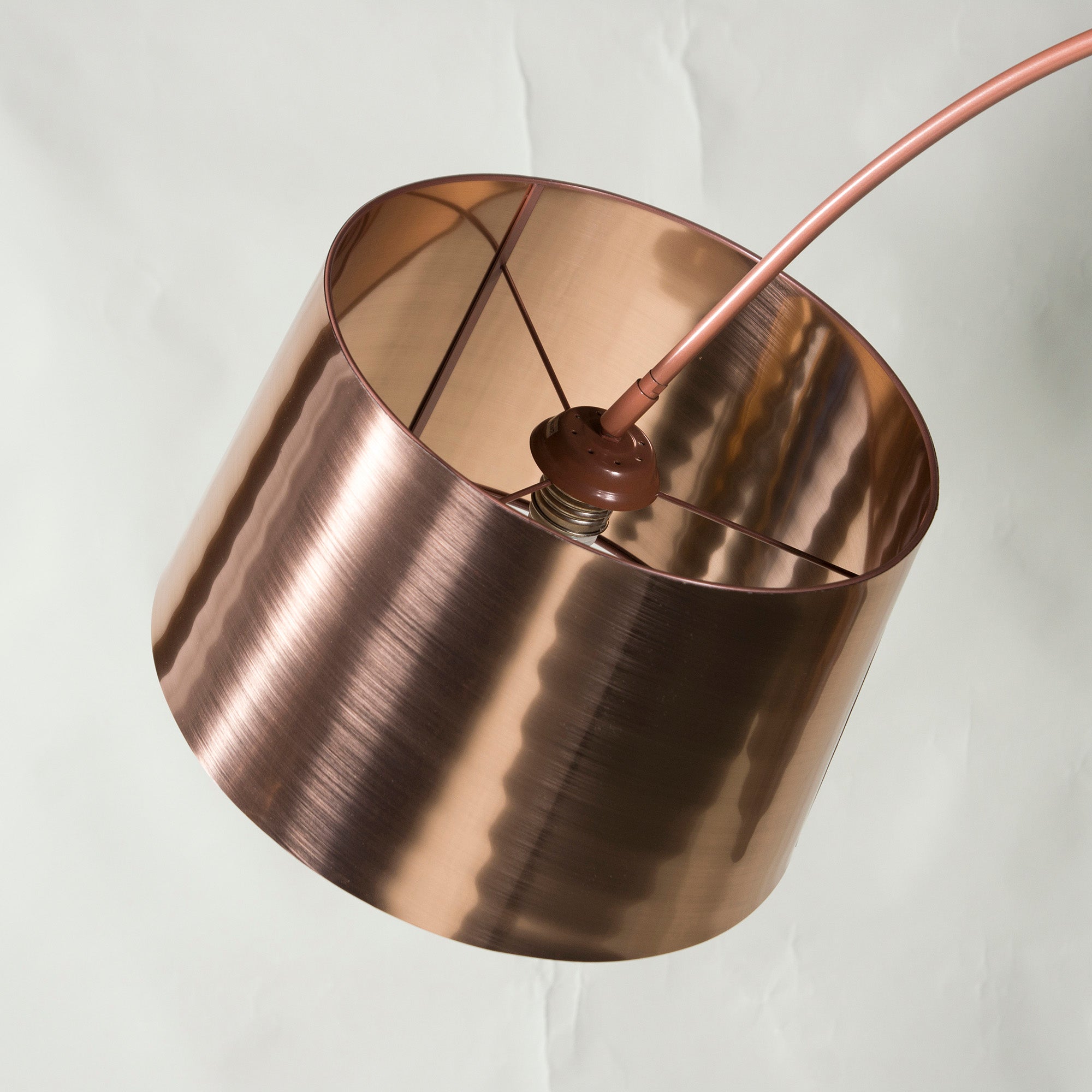 BoConcept KUTA Floor Lamp Brushed Copper Finish Stand Light Indirect Lighting Lighting Nordic Modern