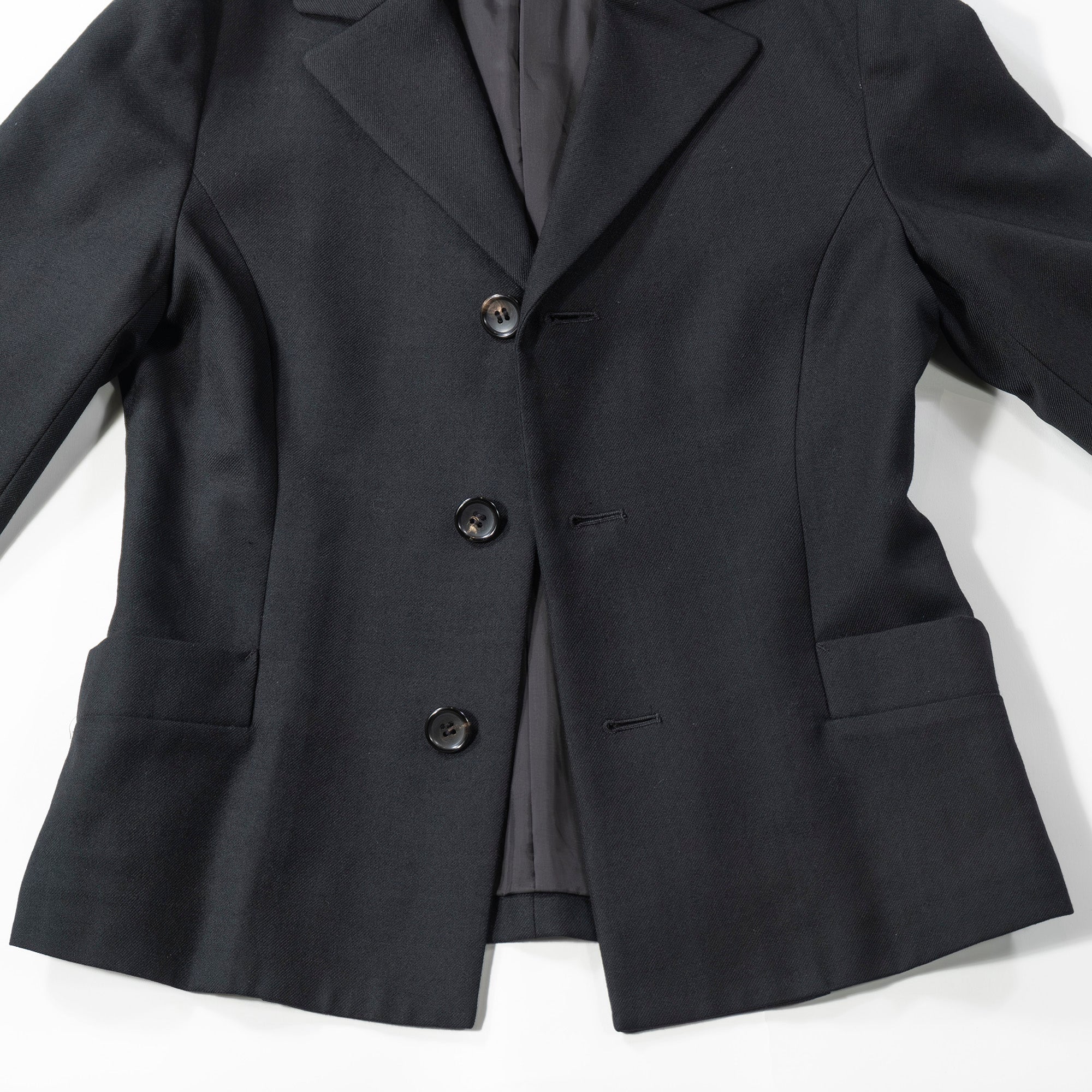 ◆Good Condition◆Yohji Yamamoto +NOIR Yohji Yamamoto Plus Noir Set Up Women's Tailored Jacket and Flared Skirt