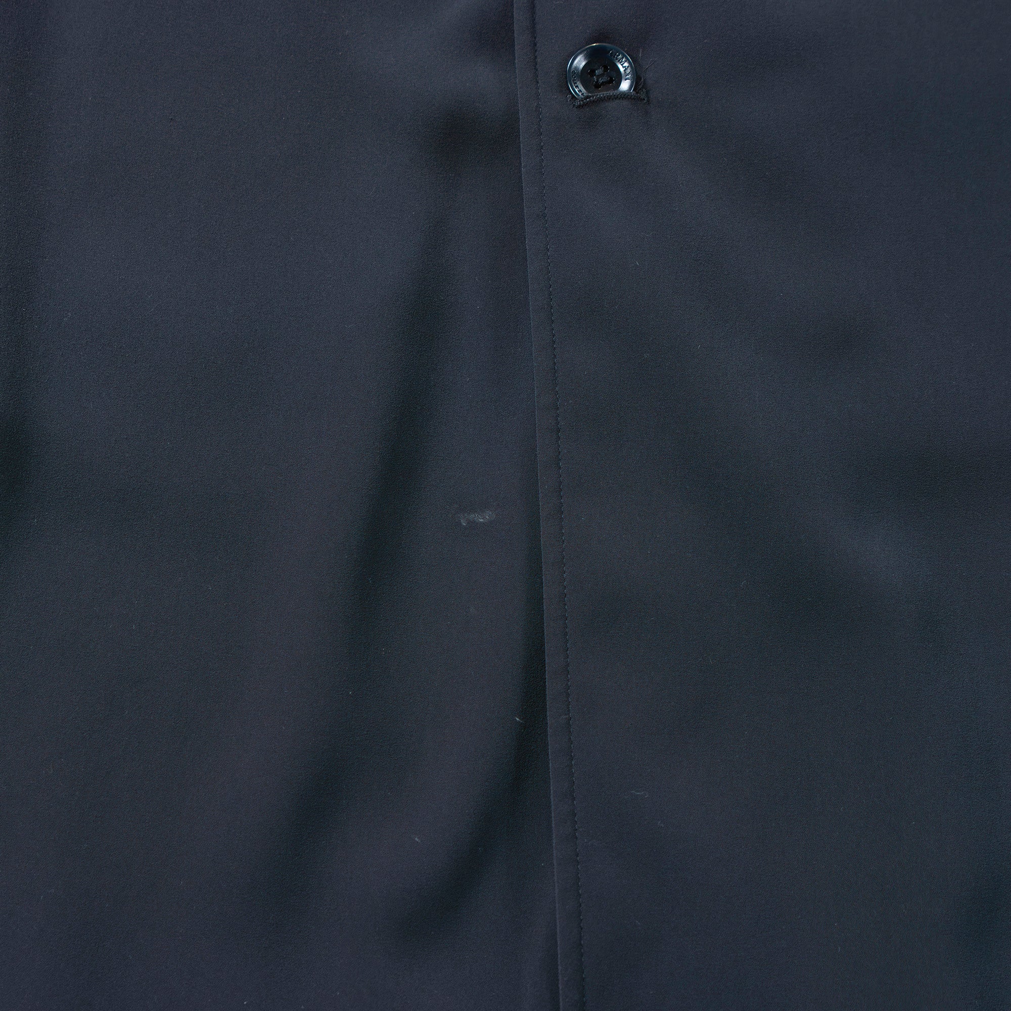 【古着】アルマーニ ARMANI COLLEZIONI バルマカーンコート イタリア製 ステンカラーコート ブラック エンポリオアルマーニ EMPORIO ARMANI ロングゴート メンズファッション メンズアウター メンズコート【中古】【USED】