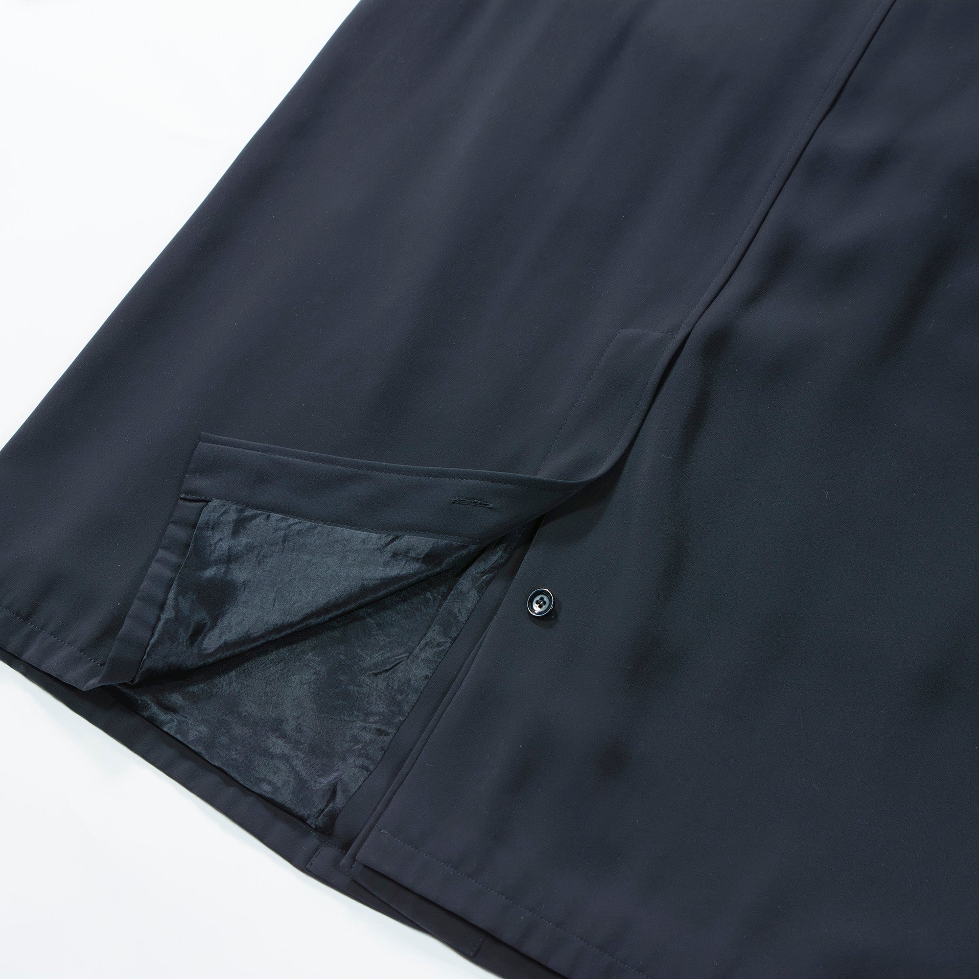 【古着】アルマーニ ARMANI COLLEZIONI バルマカーンコート イタリア製 ステンカラーコート ブラック エンポリオアルマーニ EMPORIO ARMANI ロングゴート メンズファッション メンズアウター メンズコート【中古】【USED】
