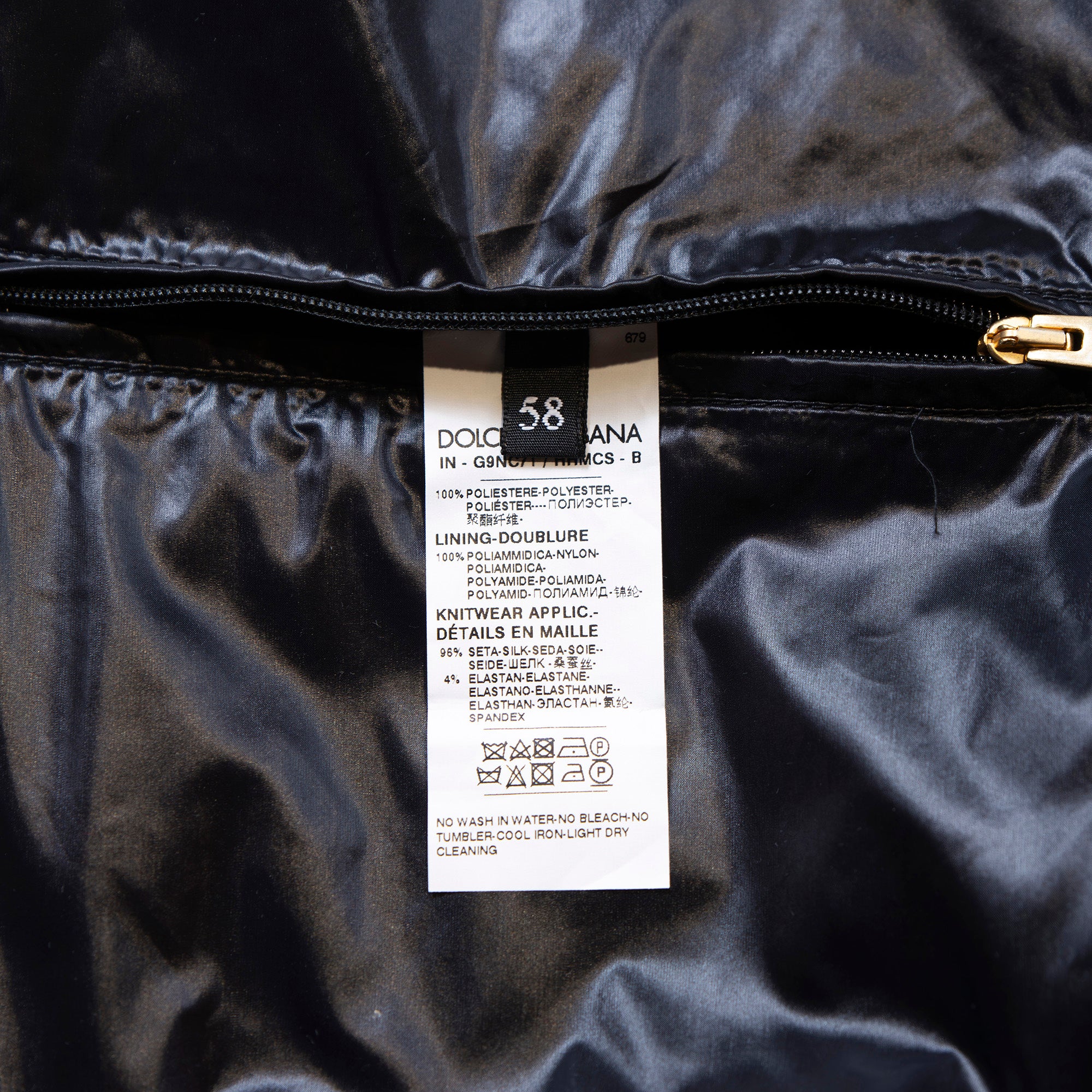 ◆Super beautiful item◆DOLCE&GABBANA Dolce & Gabbana 2019 Super Big Print Bomber Jacket Blouson Outerwear